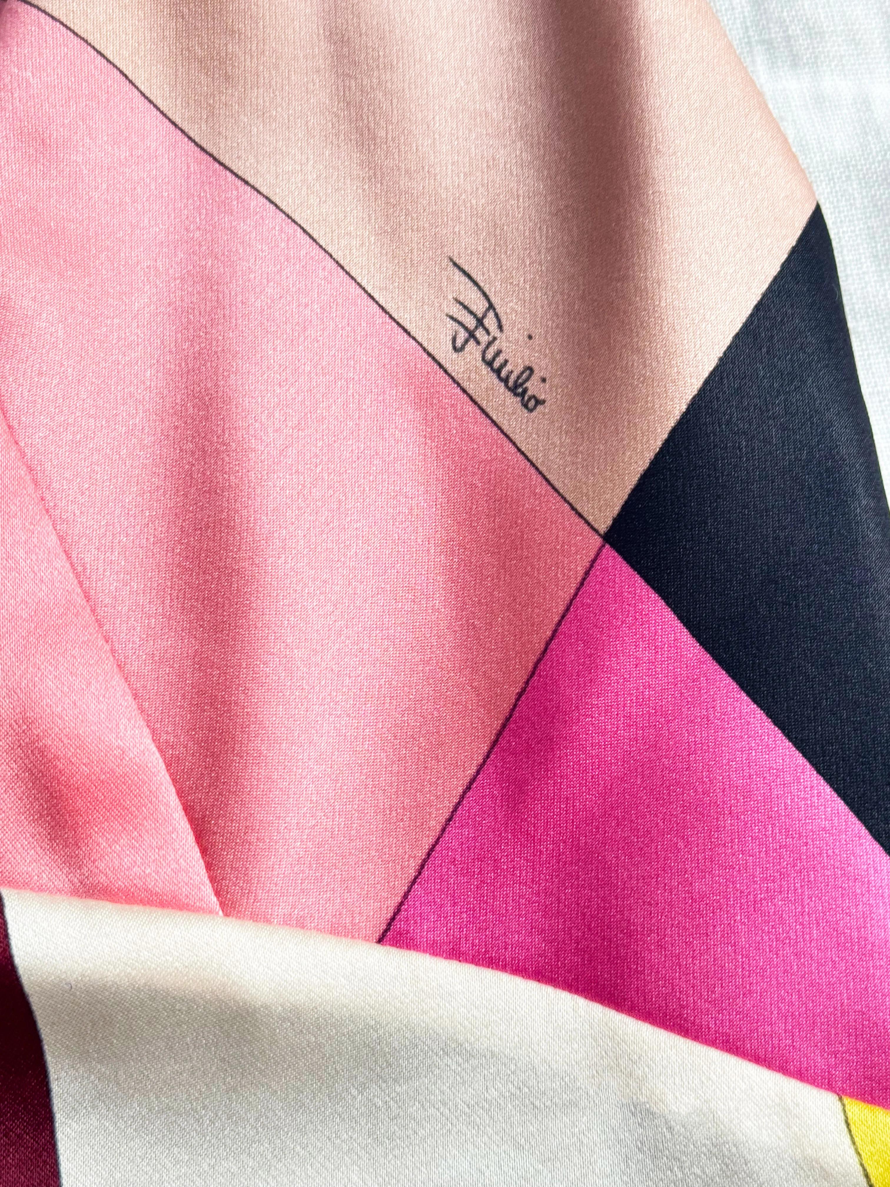 Emilio Pucci 2000s Multicolor Colorblock Tank Top - Image 2
