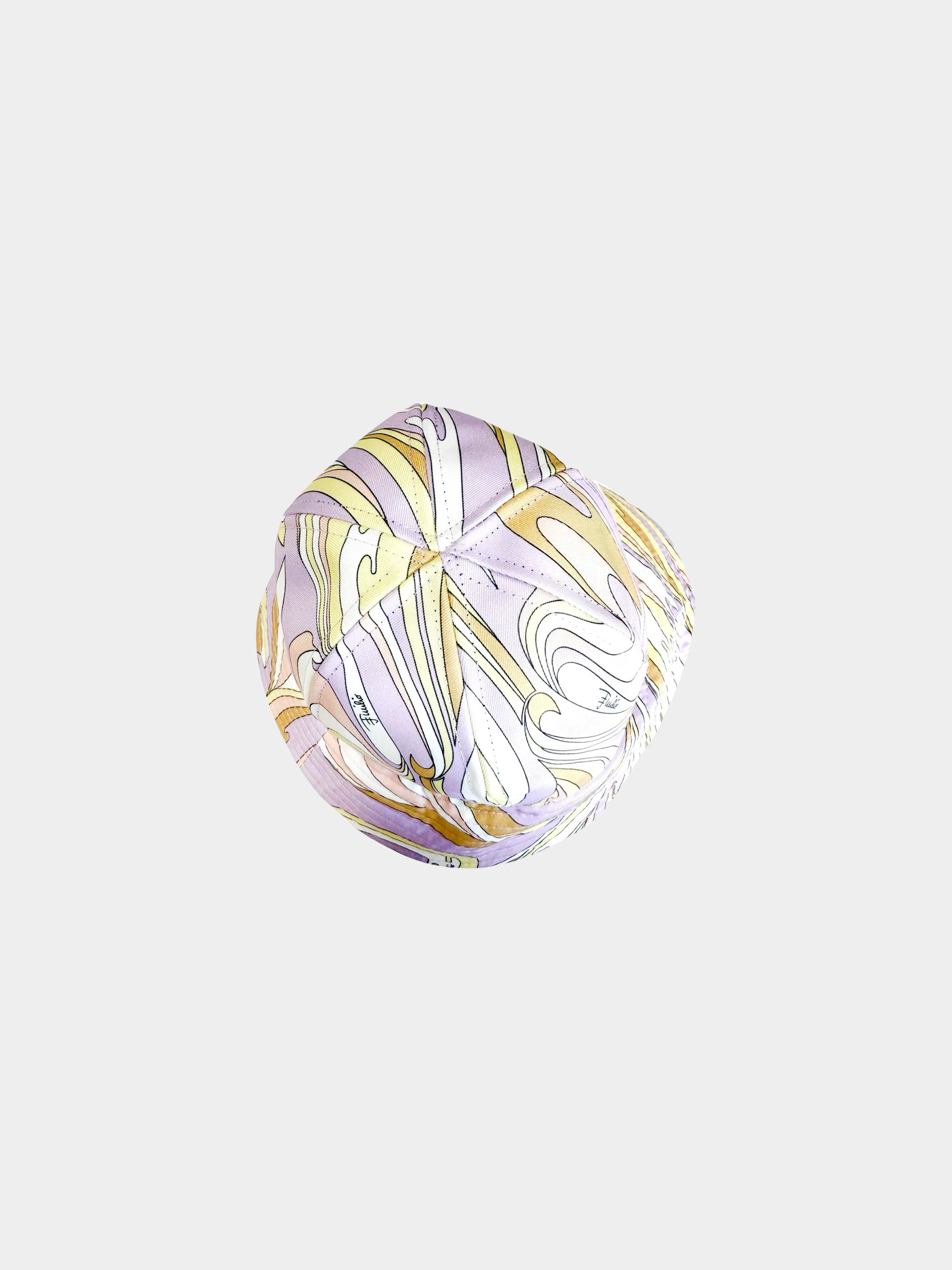 Emilio Pucci 2000s Multicolour Graphic Bucket Hat - Image 2