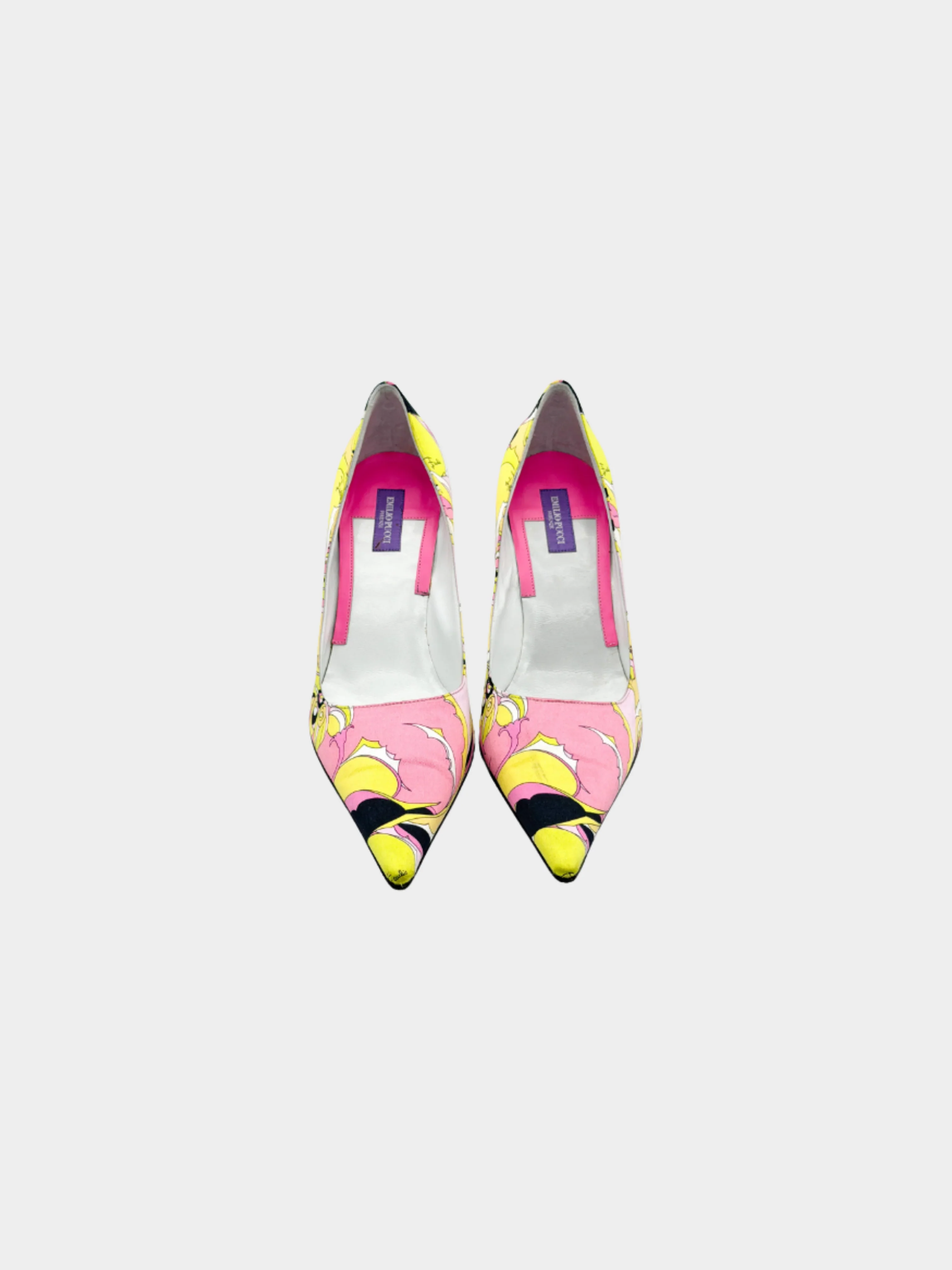 Emilio Pucci 2000s Multicoloured Pattern Pump - Image 2