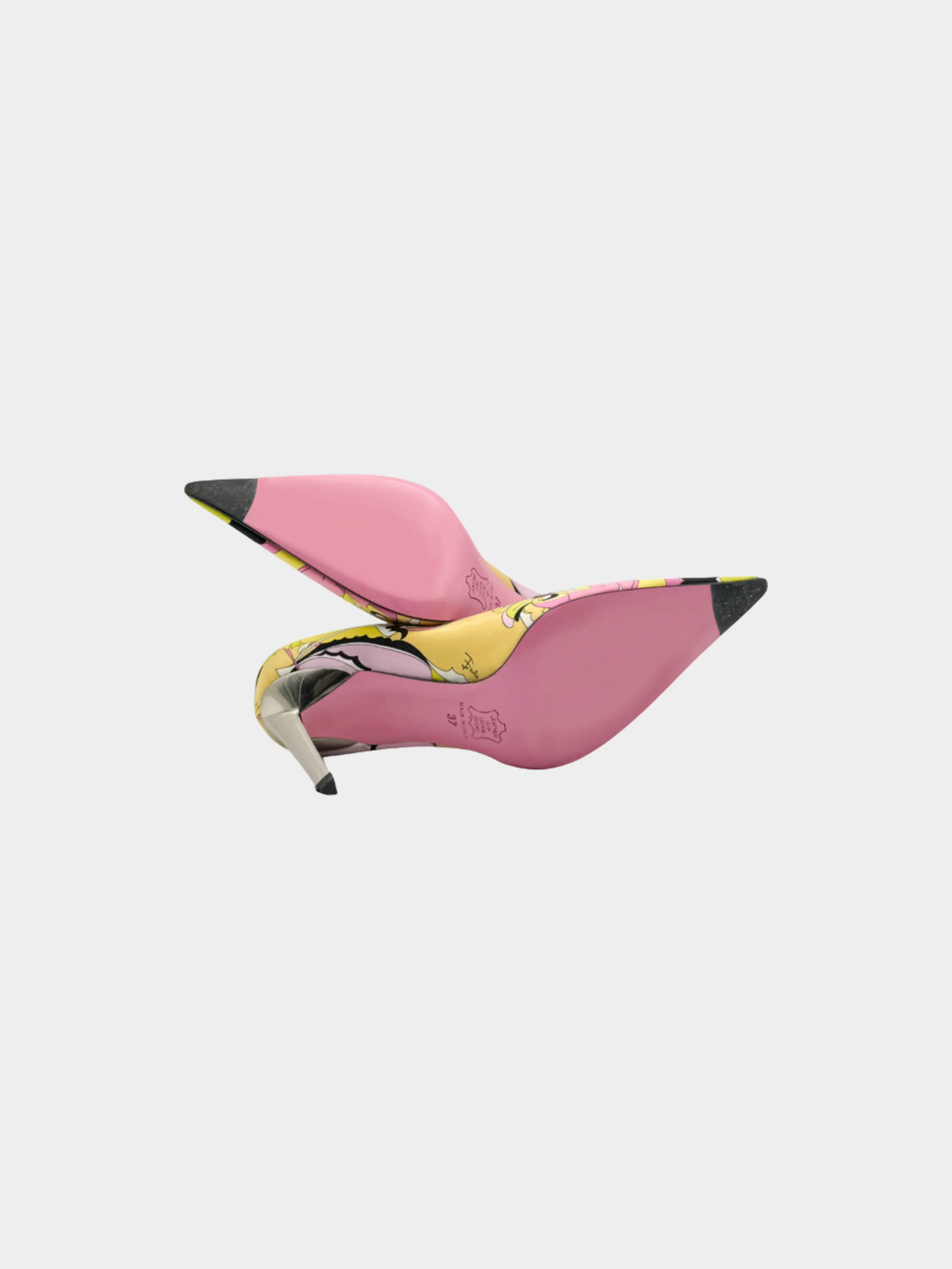 Emilio Pucci 2000s Multicoloured Pattern Pump - Image 4