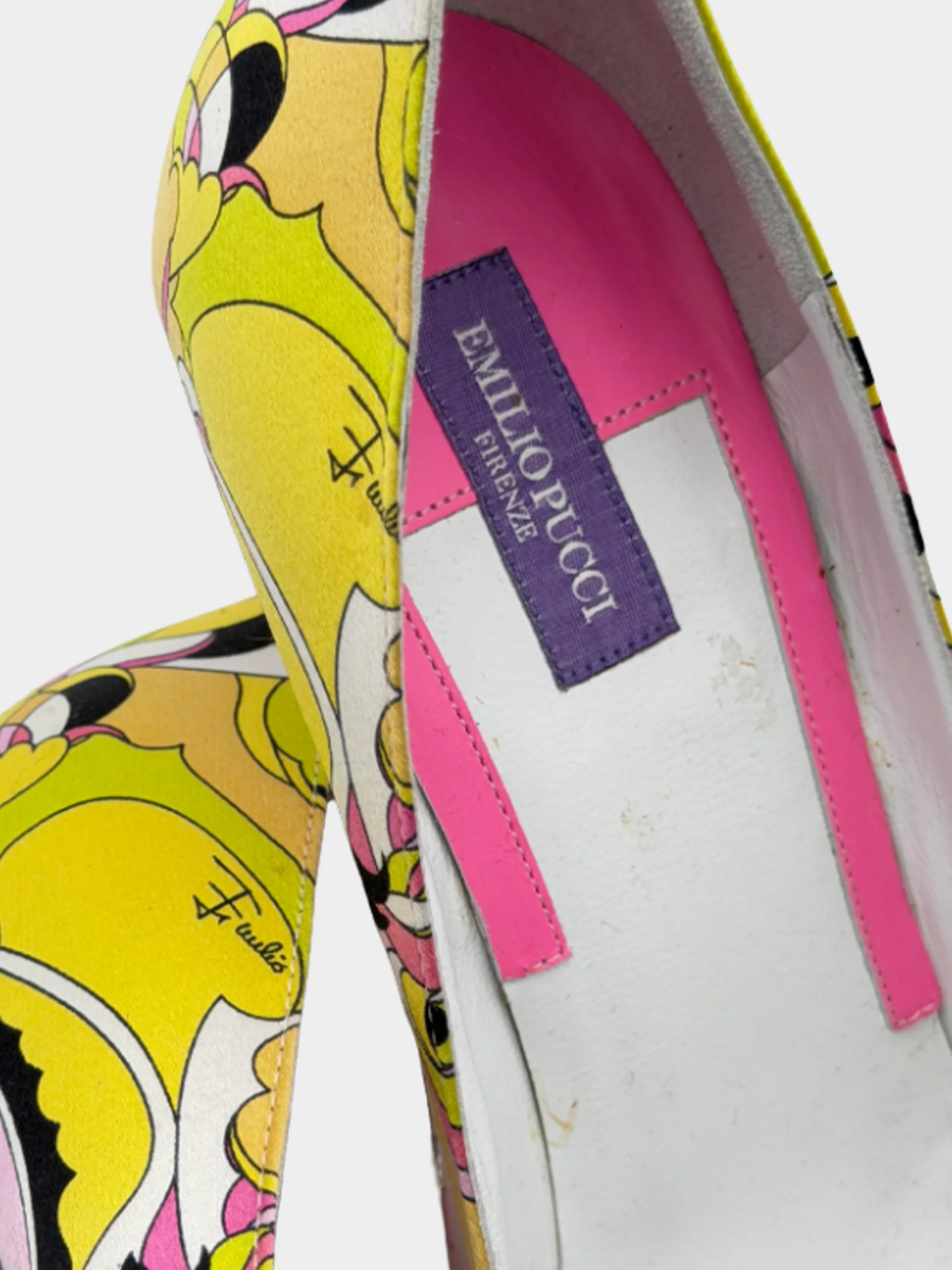Emilio Pucci 2000s Multicoloured Pattern Pump - Image 5