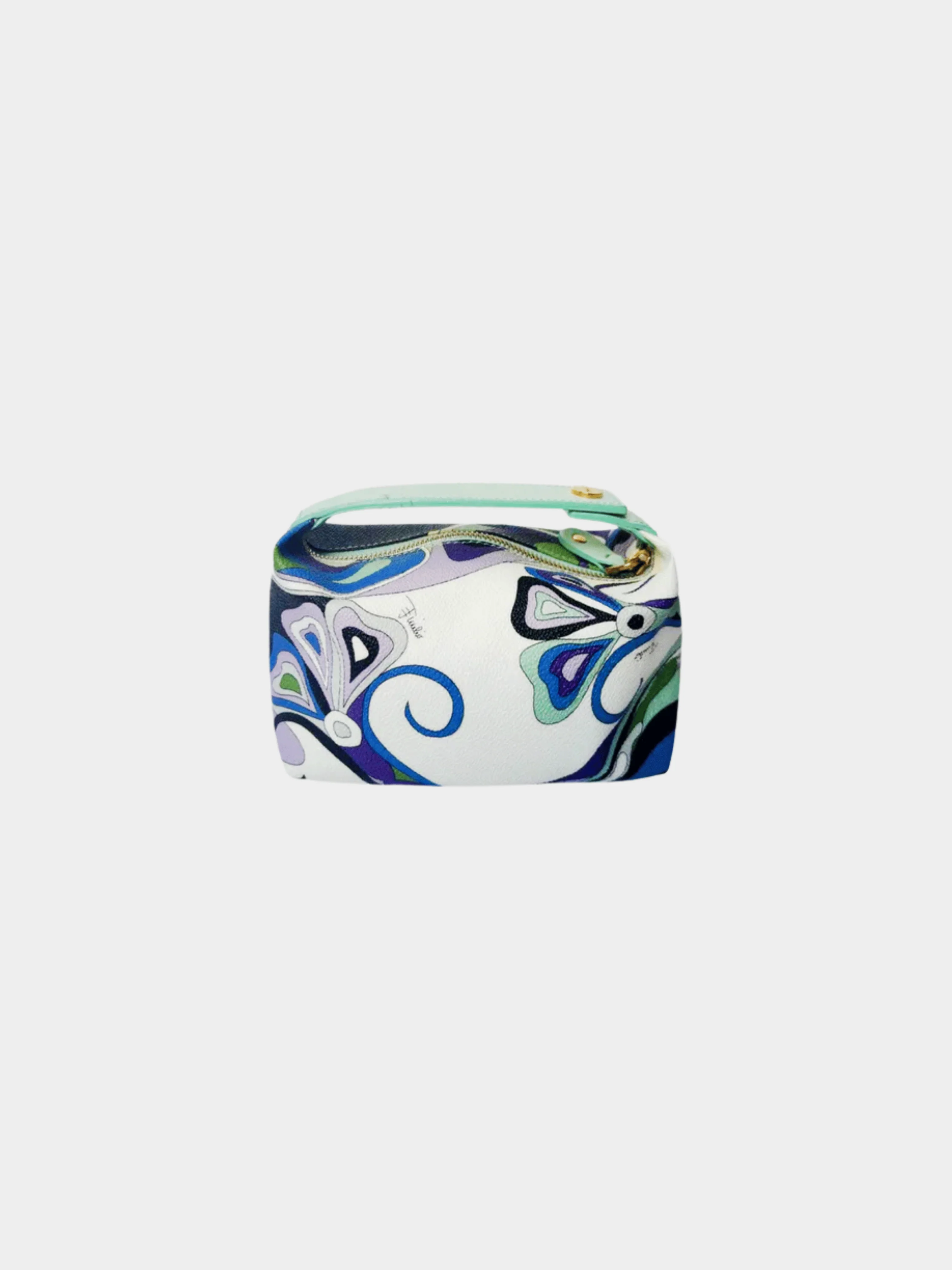 Emilio Pucci 2000s Printed Leather Mini Bag