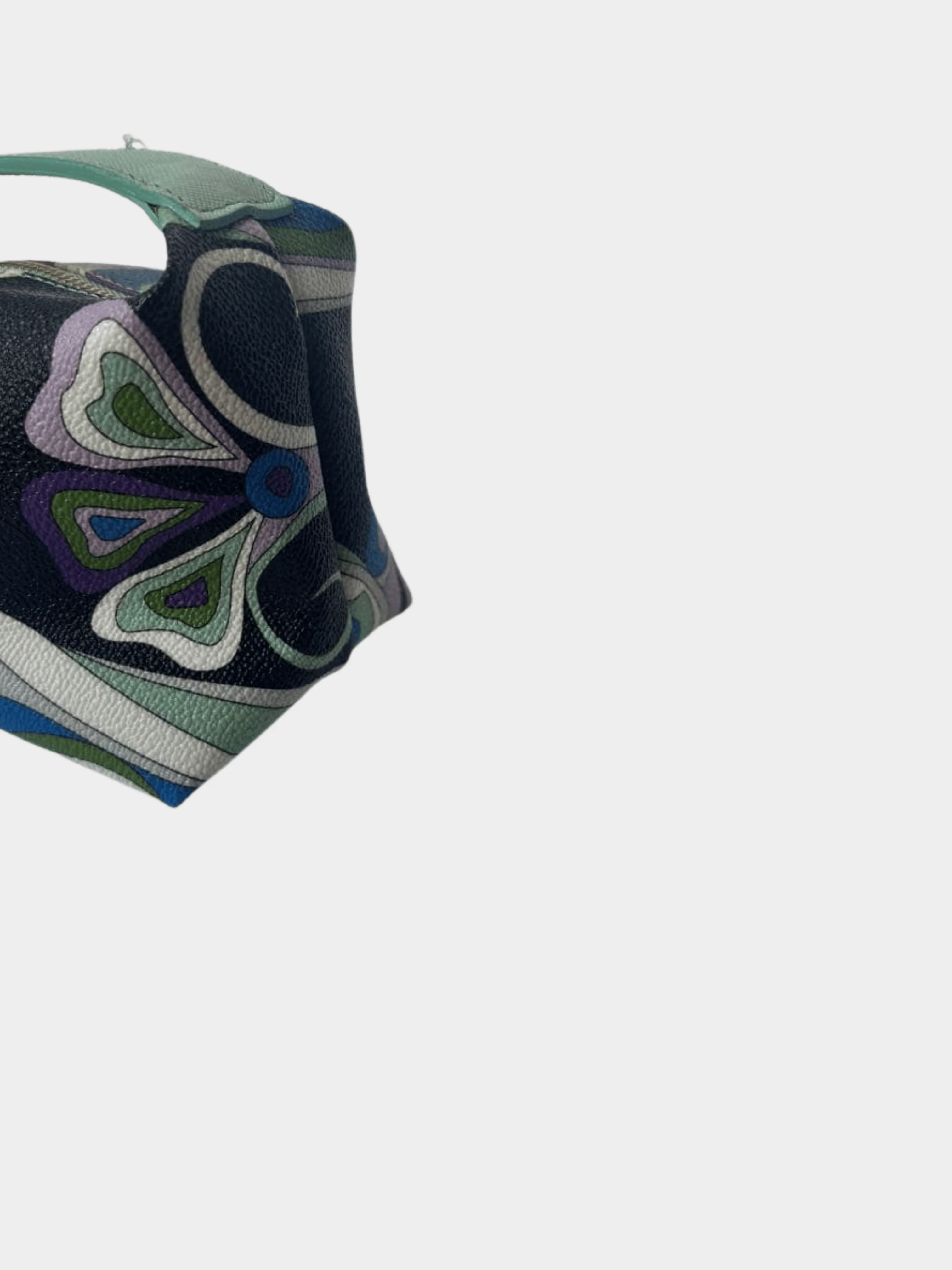 Emilio Pucci 2000s Printed Leather Mini Bag - Image 3