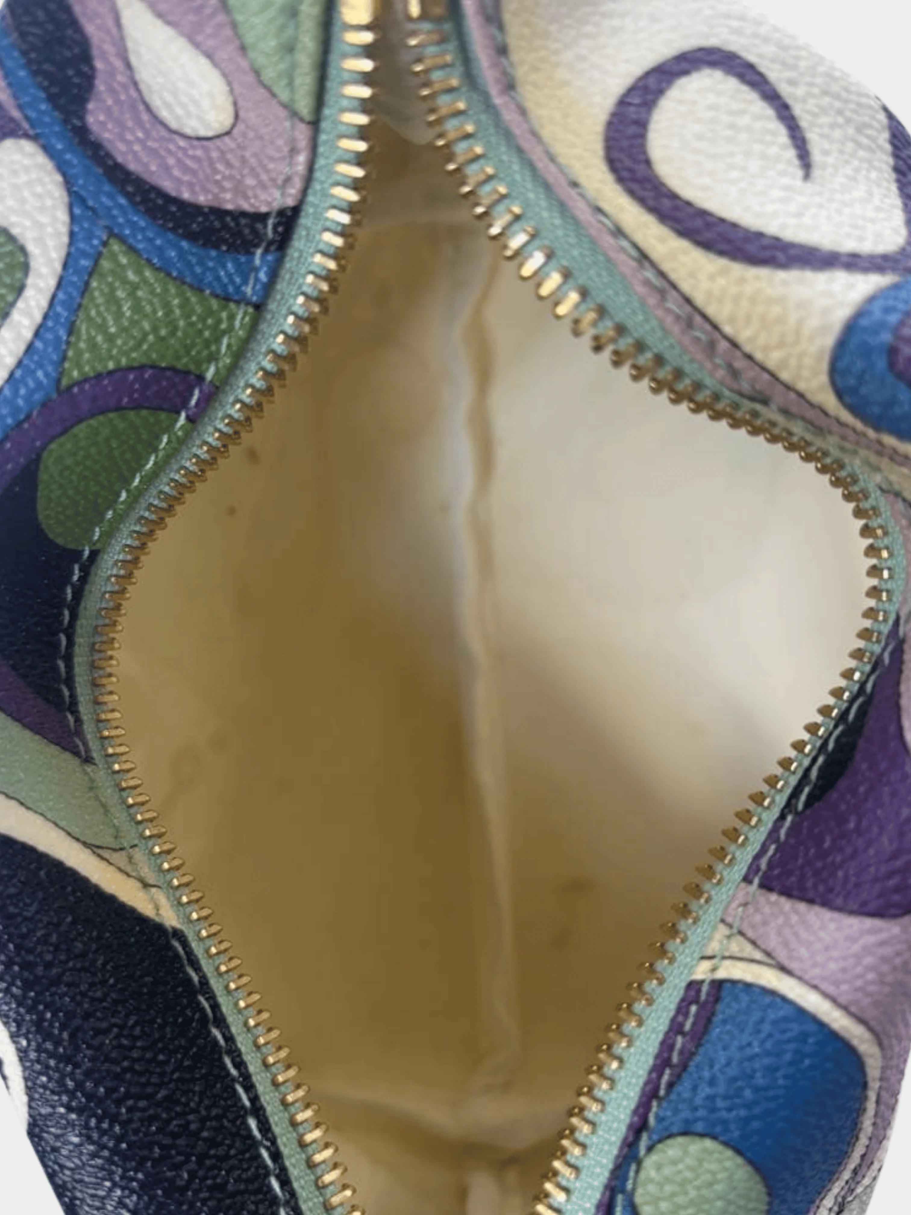 Emilio Pucci 2000s Printed Leather Mini Bag - Image 6