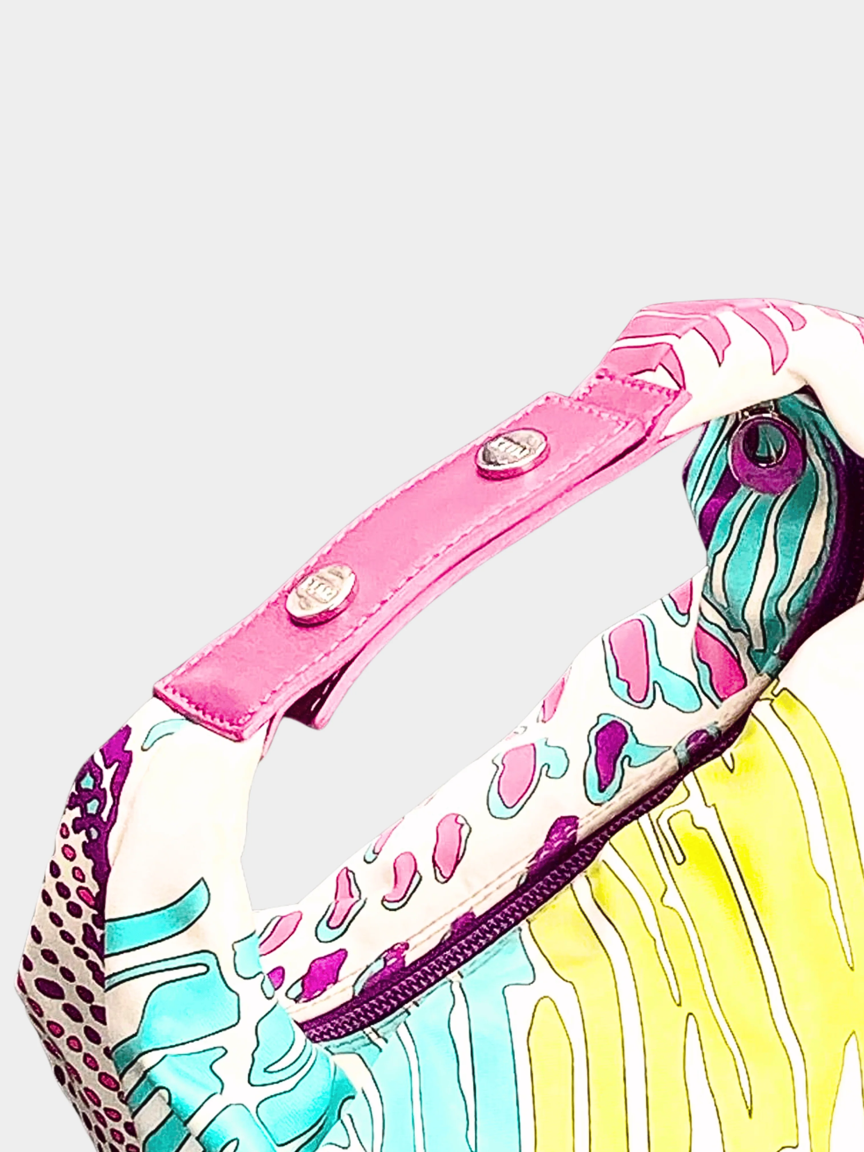 Emilio Pucci 2000s Printed Nylon Mini Bag - Image 5