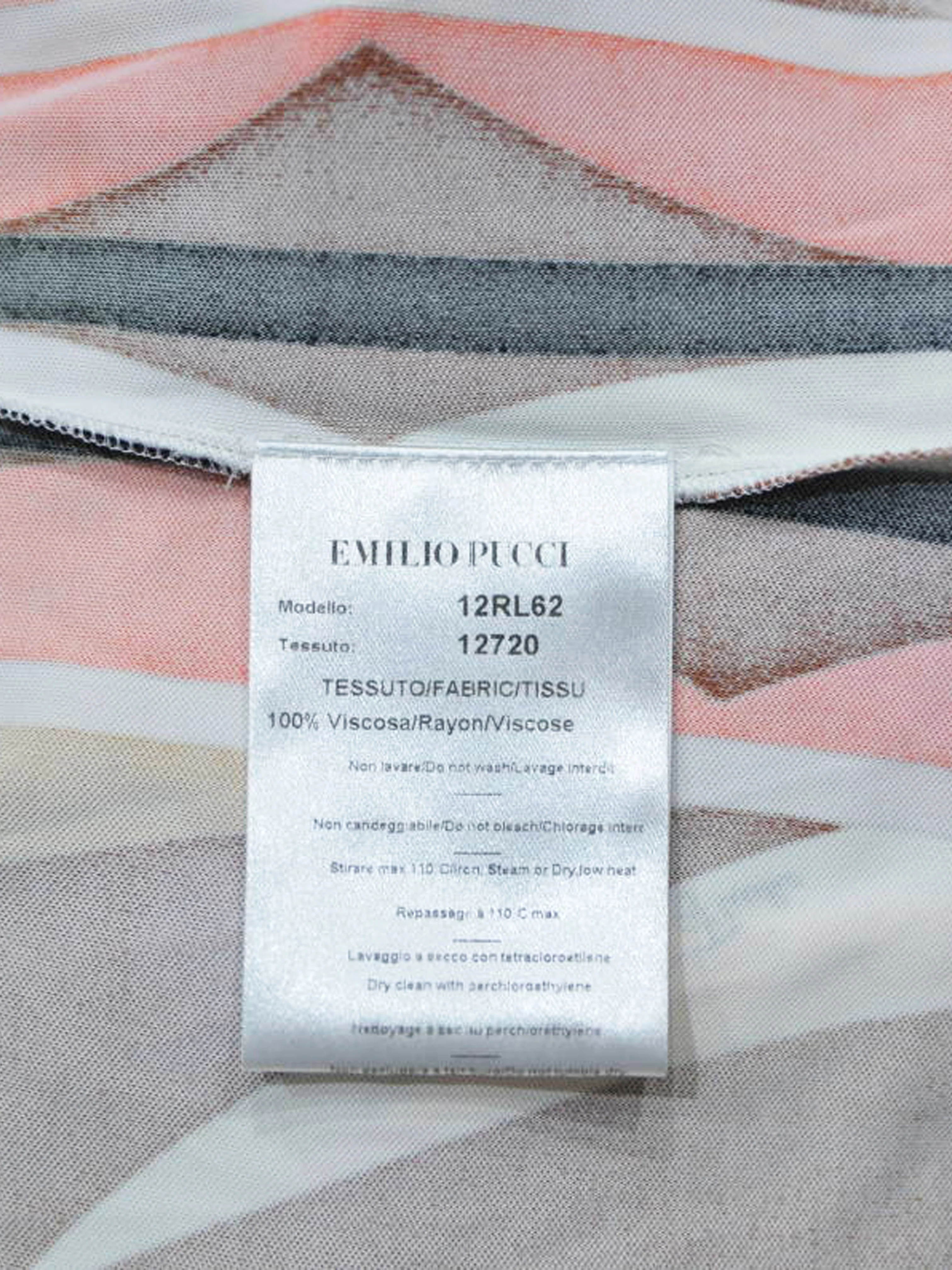 Emilio Pucci 2010s Multicolor All-over Print Square Neck Dress - Image 4