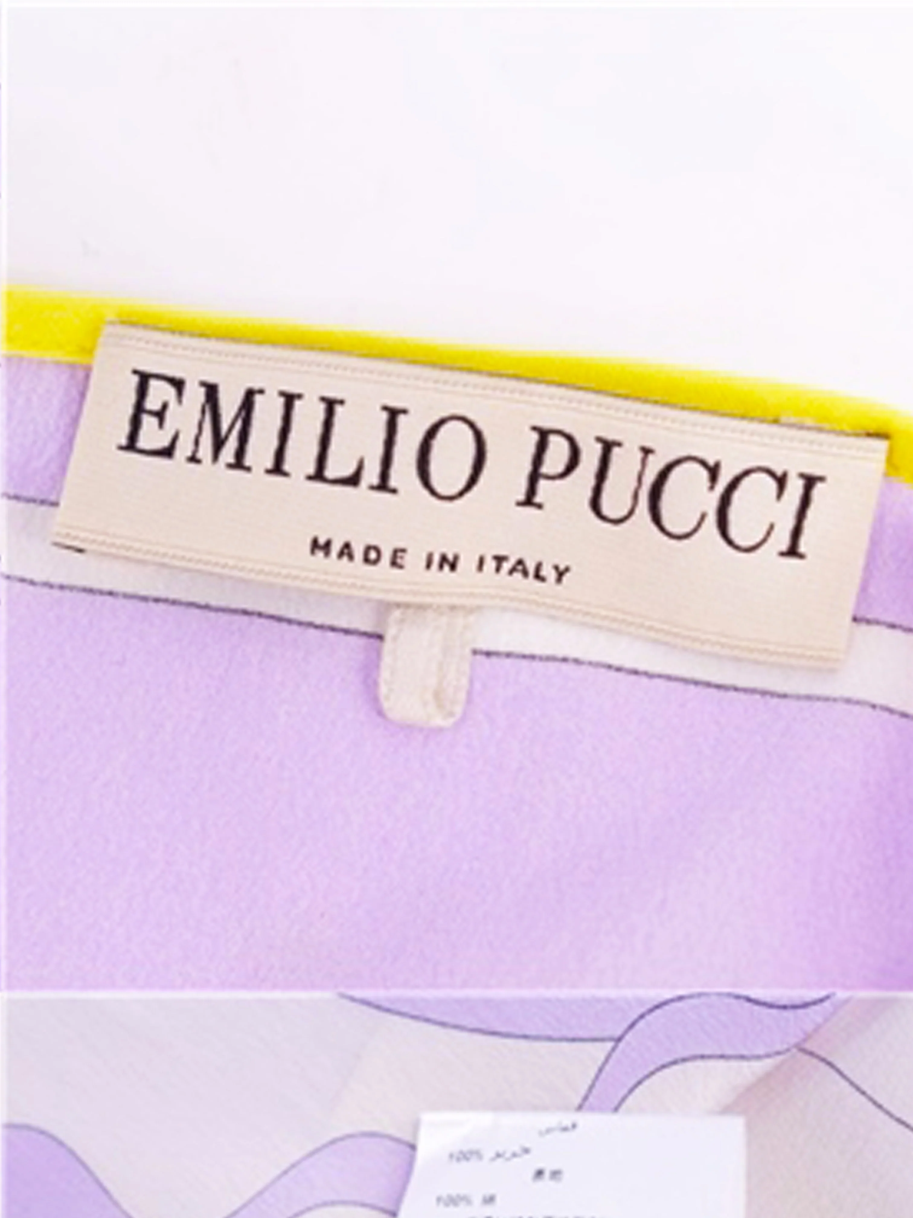 Emilio Pucci 2010s Silk Lavender and White Tank - Image 3