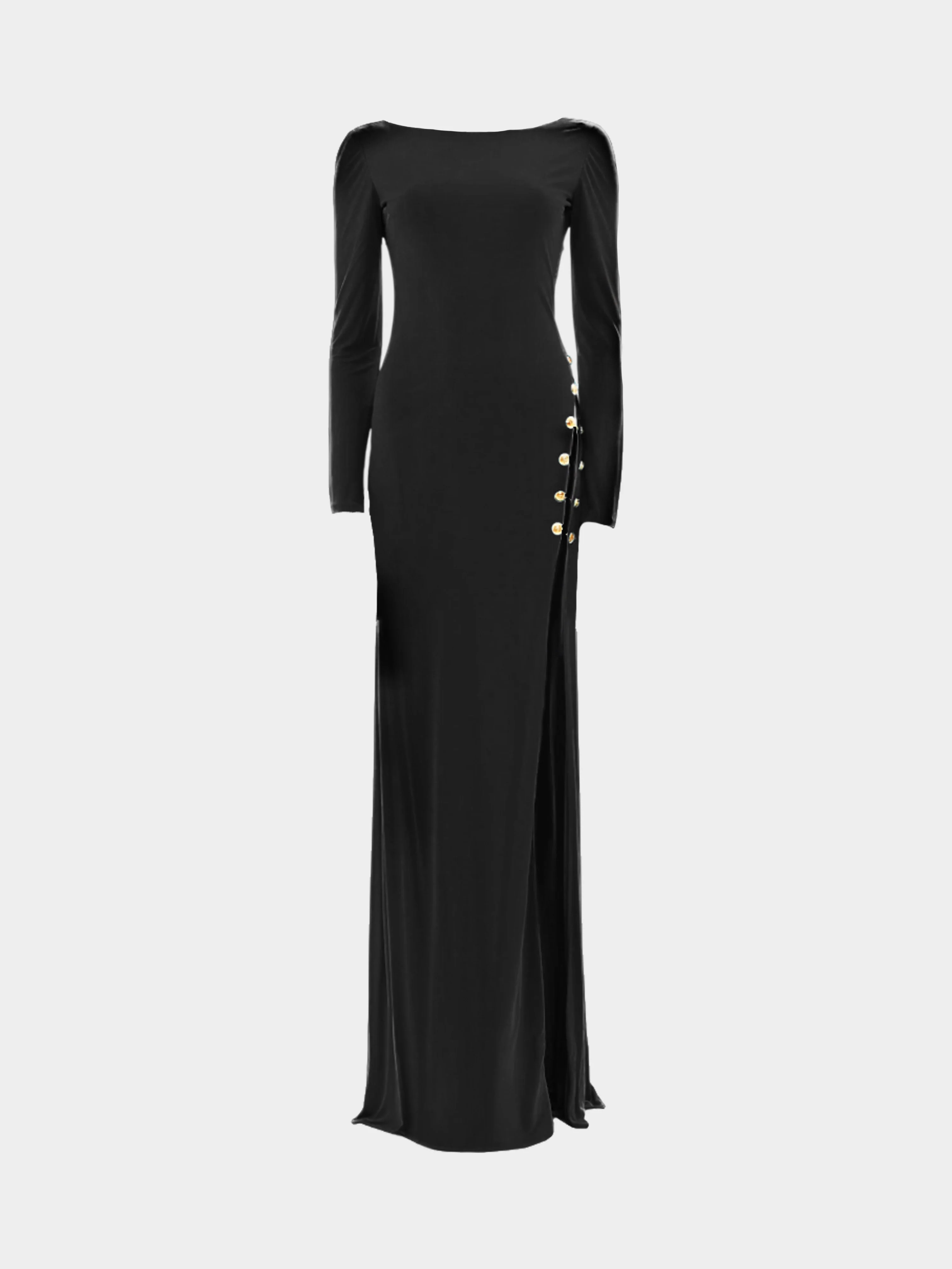 Emilio Pucci Early 2000s Open Back Evening Long Dress