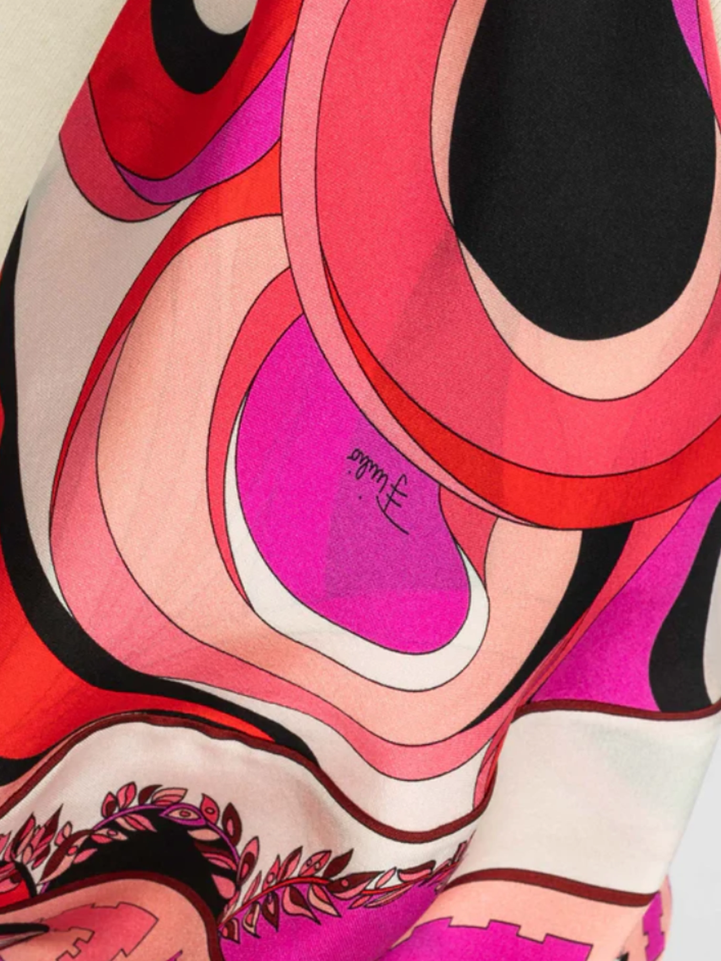Emilio Pucci SS 2012 Multicoloured Graphic Printed Halter Top - Image 4