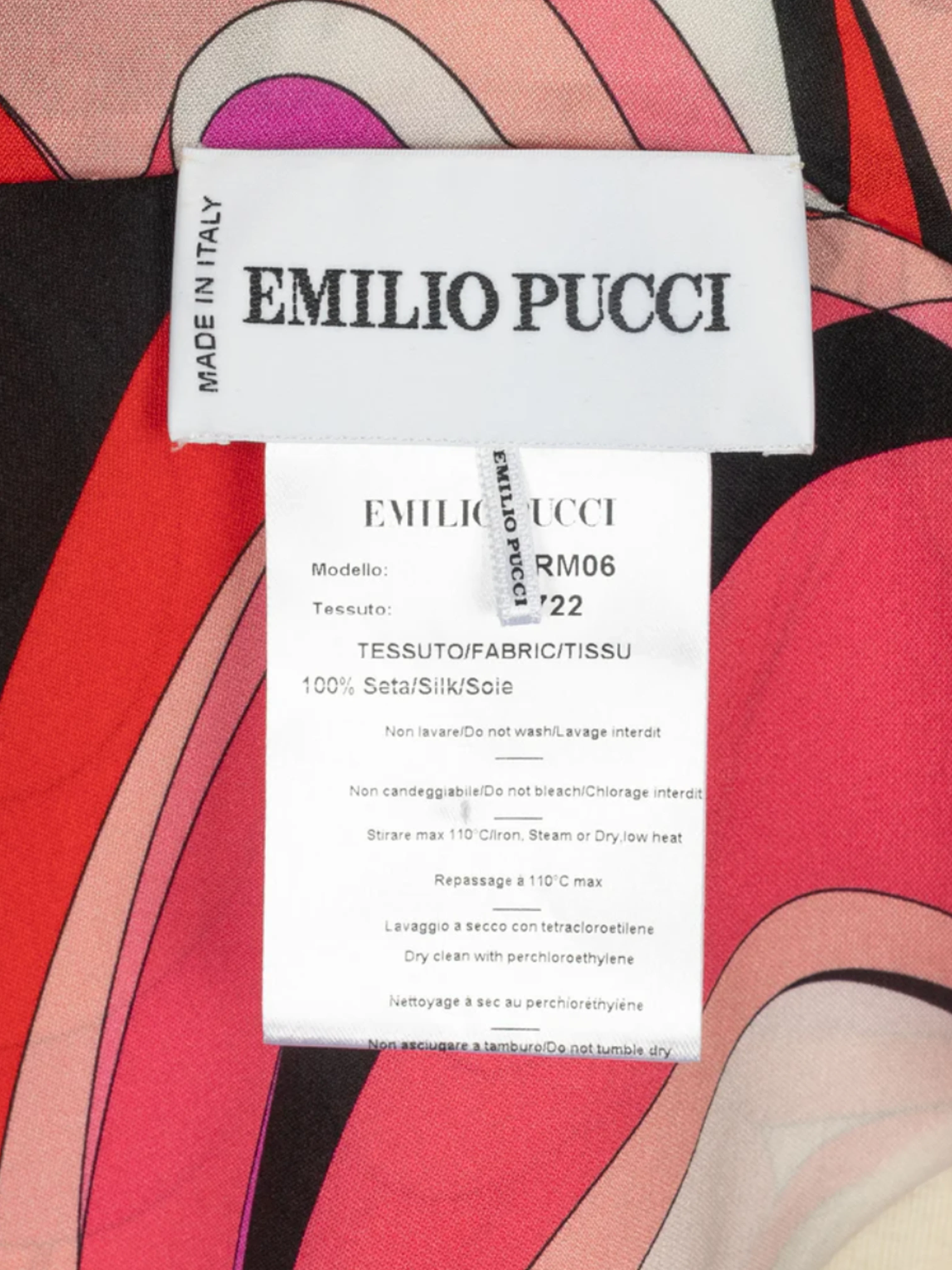 Emilio Pucci SS 2012 Multicoloured Graphic Printed Halter Top - Image 5