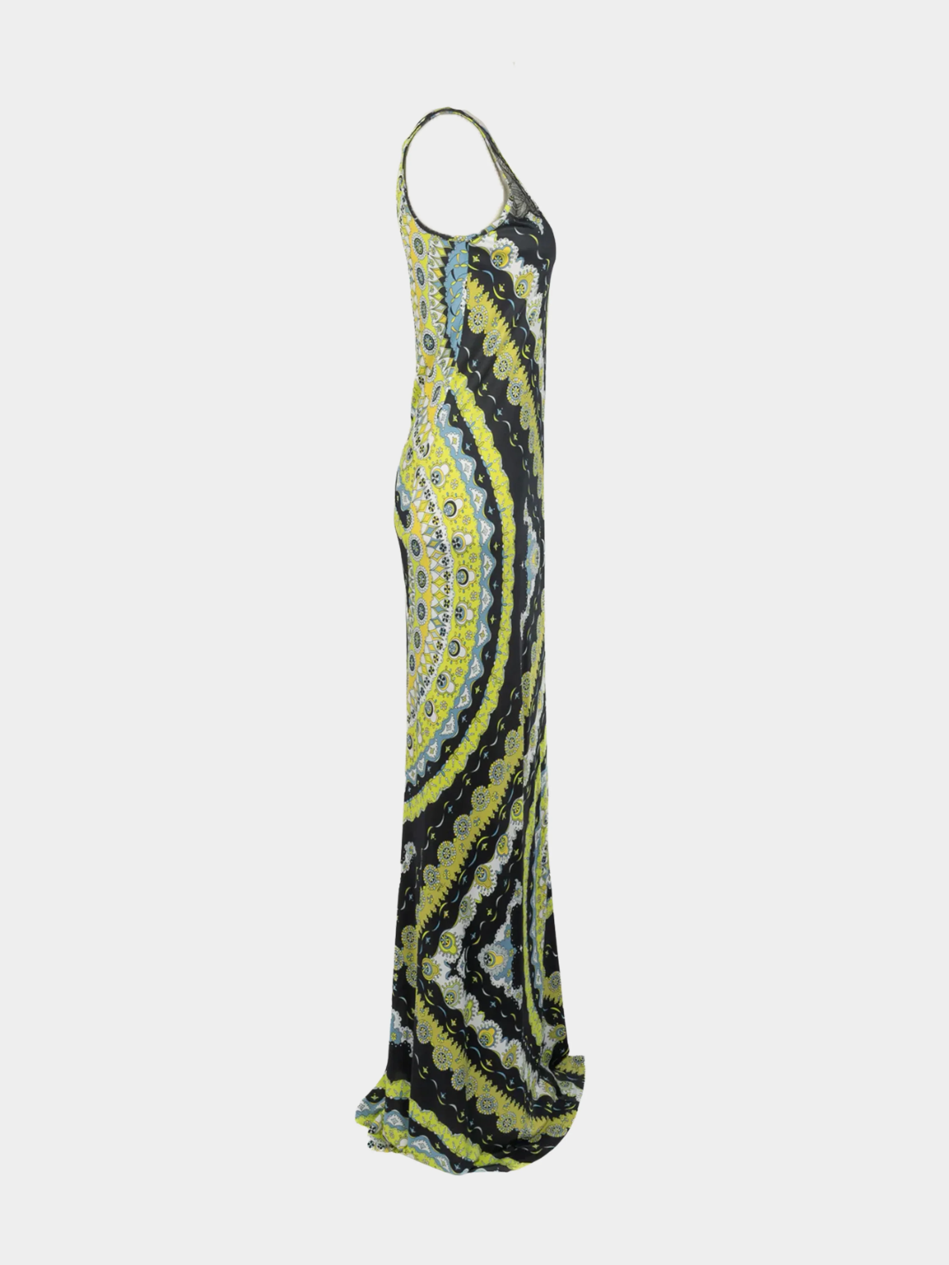 Emilio Pucci SS 2012 Multicoloured Stretch Viscose Maxi Dress - Image 3