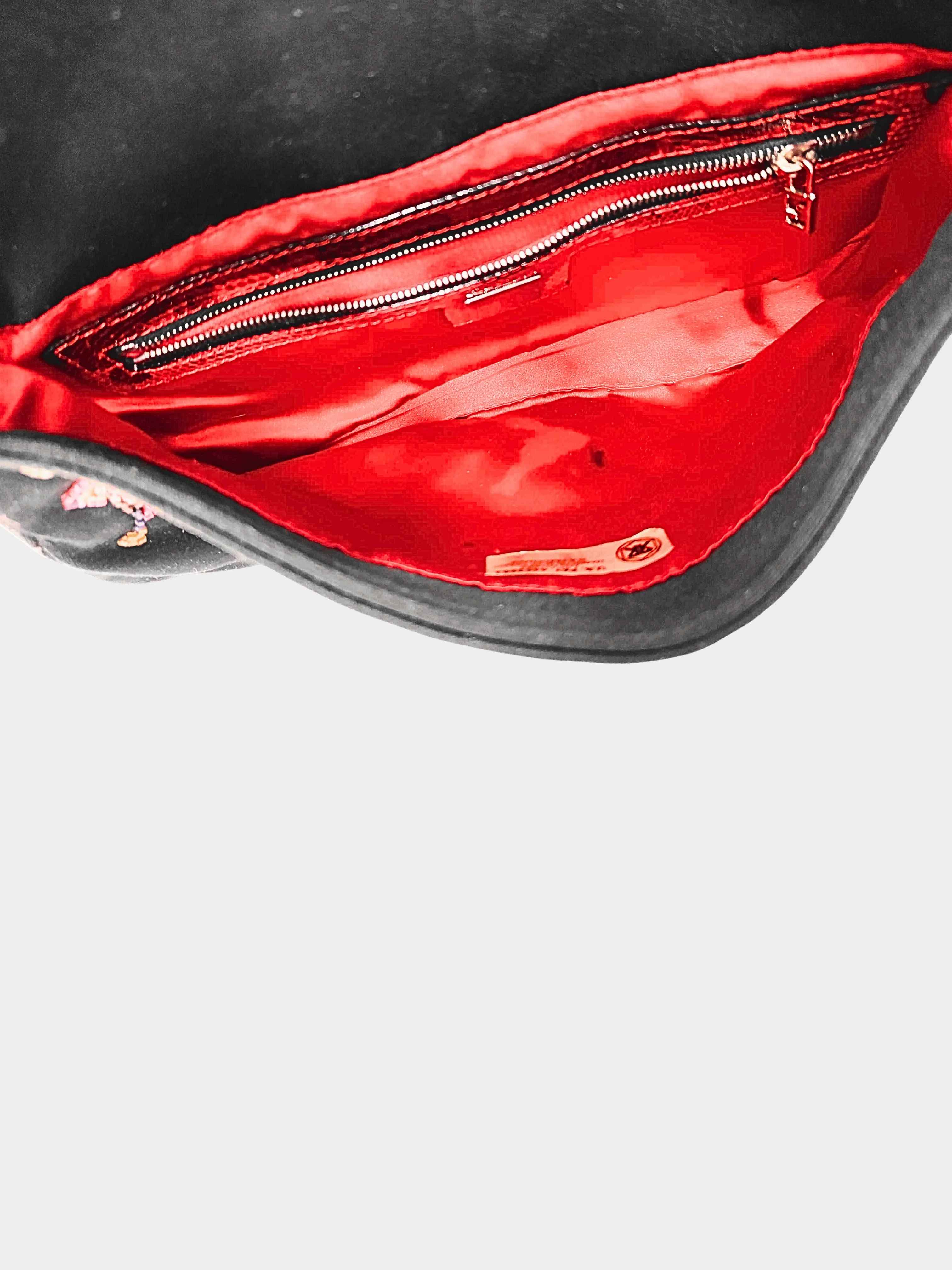 Fendi 2000s Beaded Jersey with Lizard Baguette Bag - Image 7