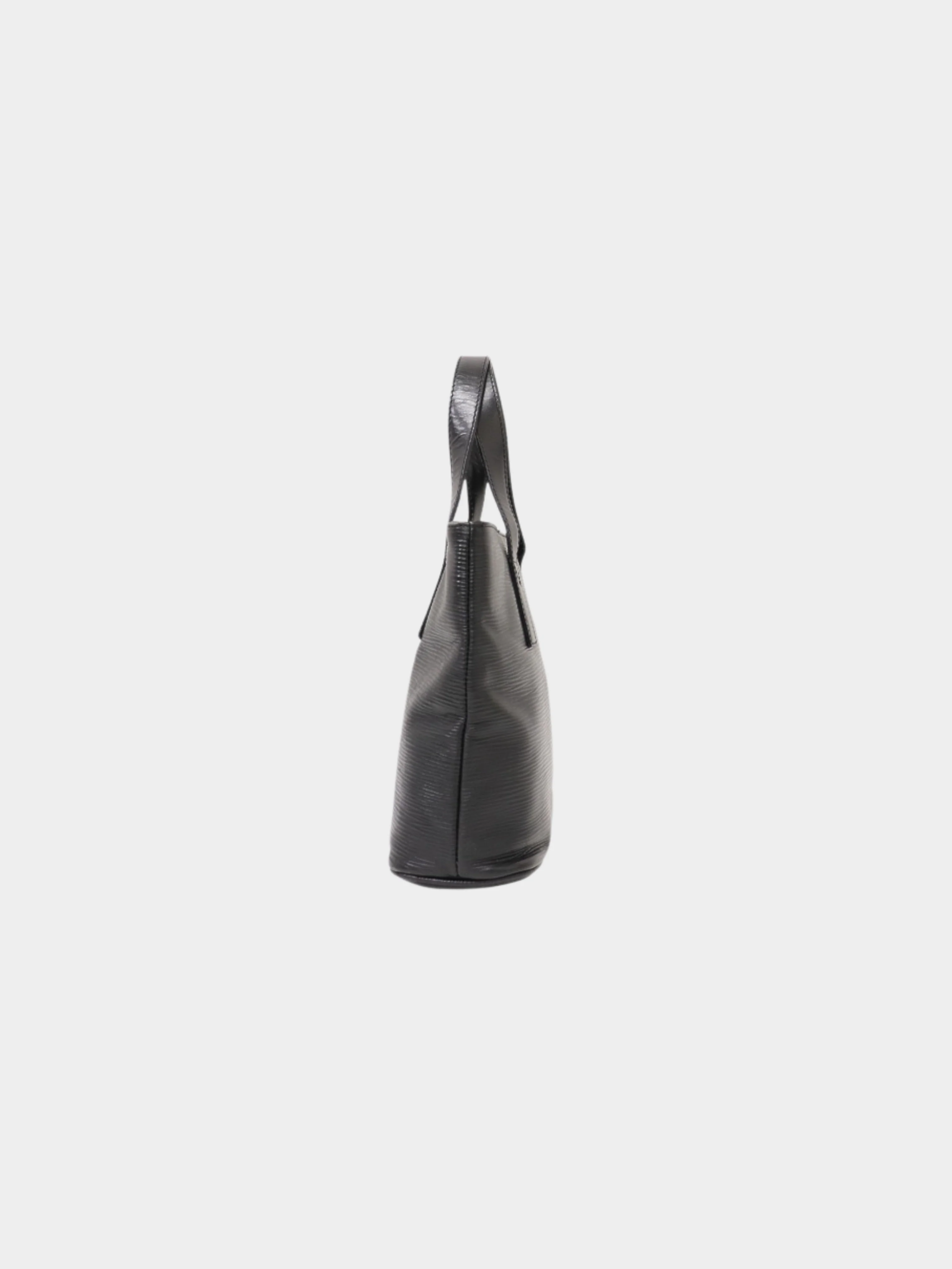 Fendi 2000s Black Leather FF Logo Handbag - Image 3