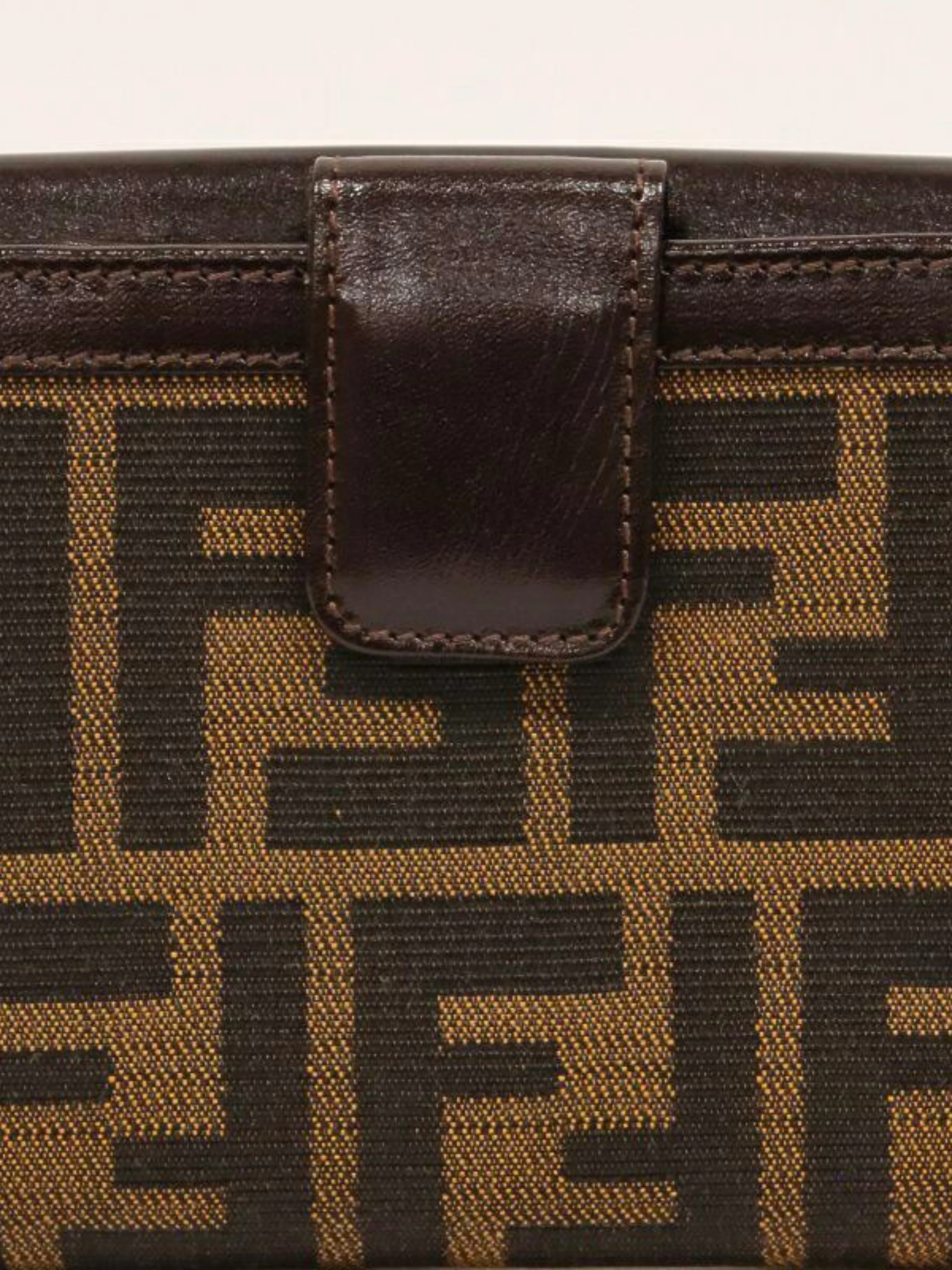 Fendi 2000s Brown Zucca Canvas Wallet - Image 6
