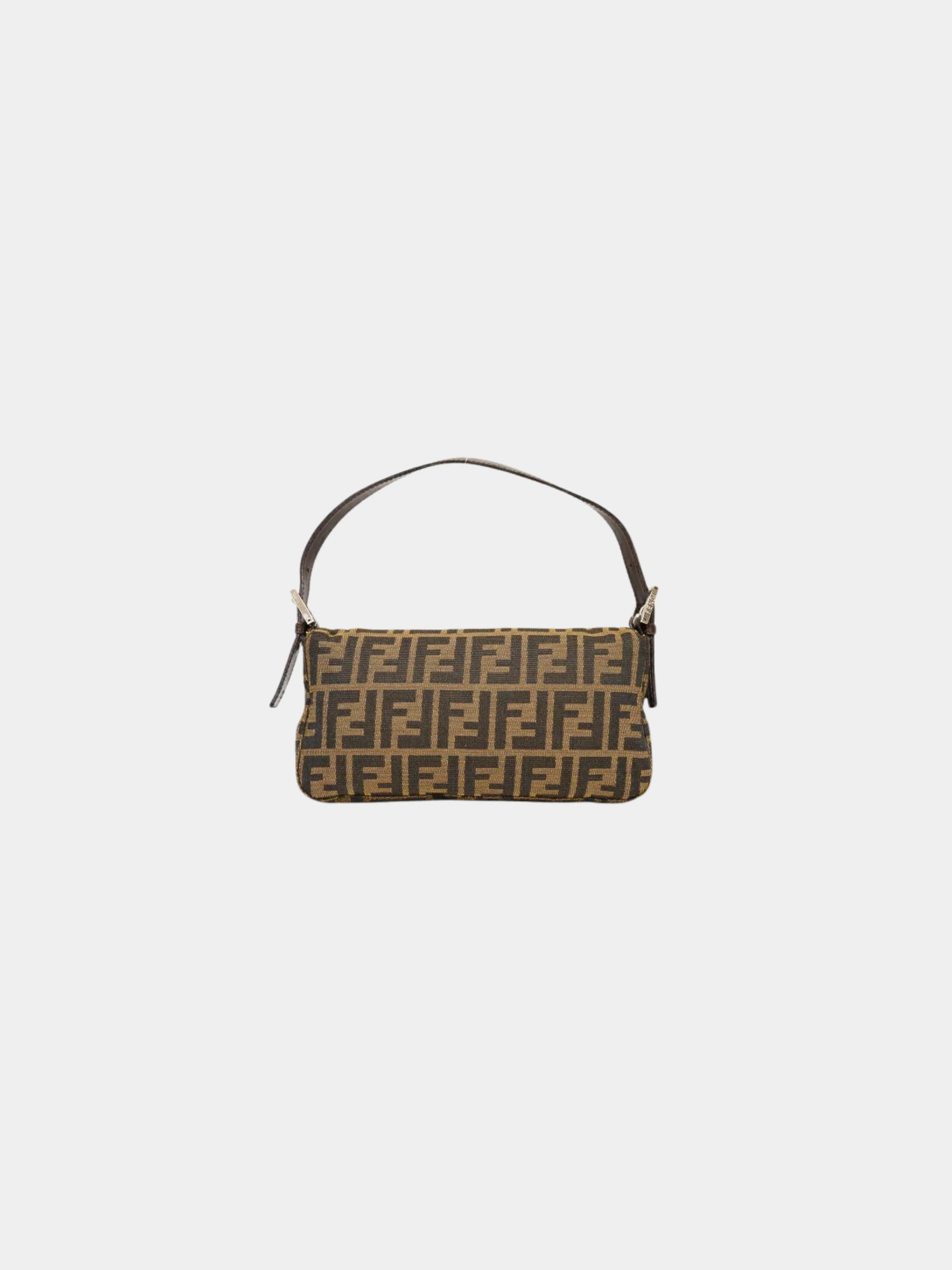 Fendi 2000s Brown Zucca Mamma Baguette - Image 2