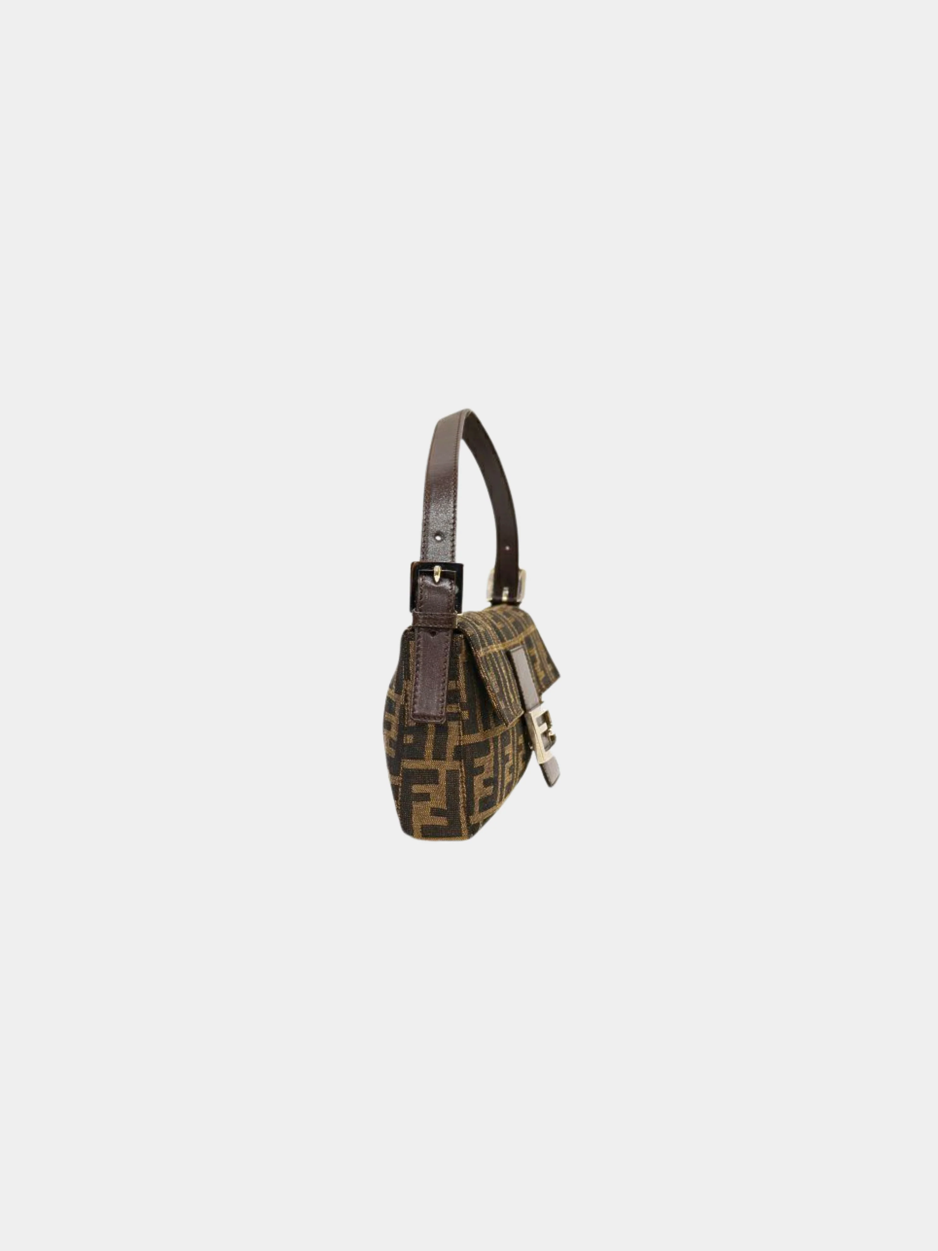 Fendi 2000s Brown Zucca Mamma Baguette - Image 3