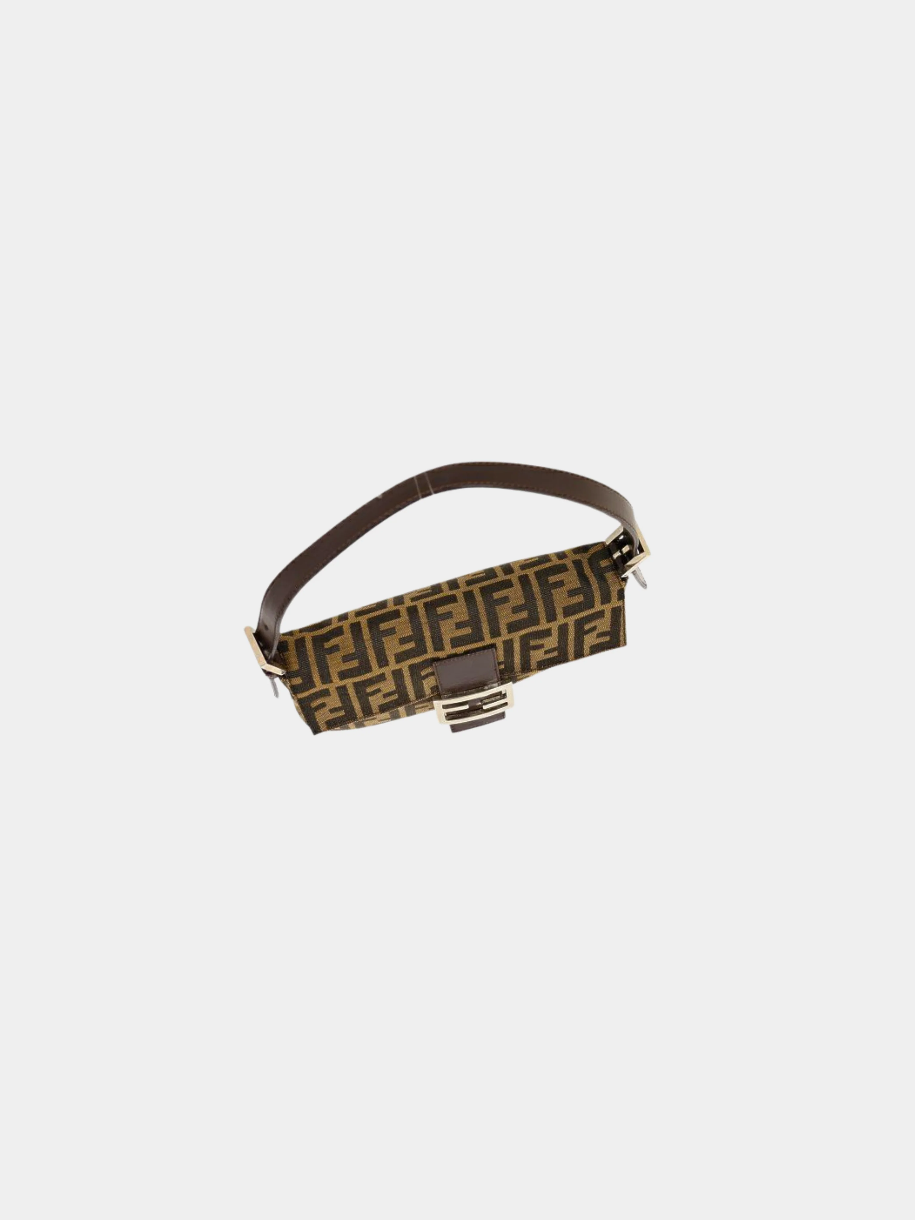 Fendi 2000s Brown Zucca Mamma Baguette - Image 6