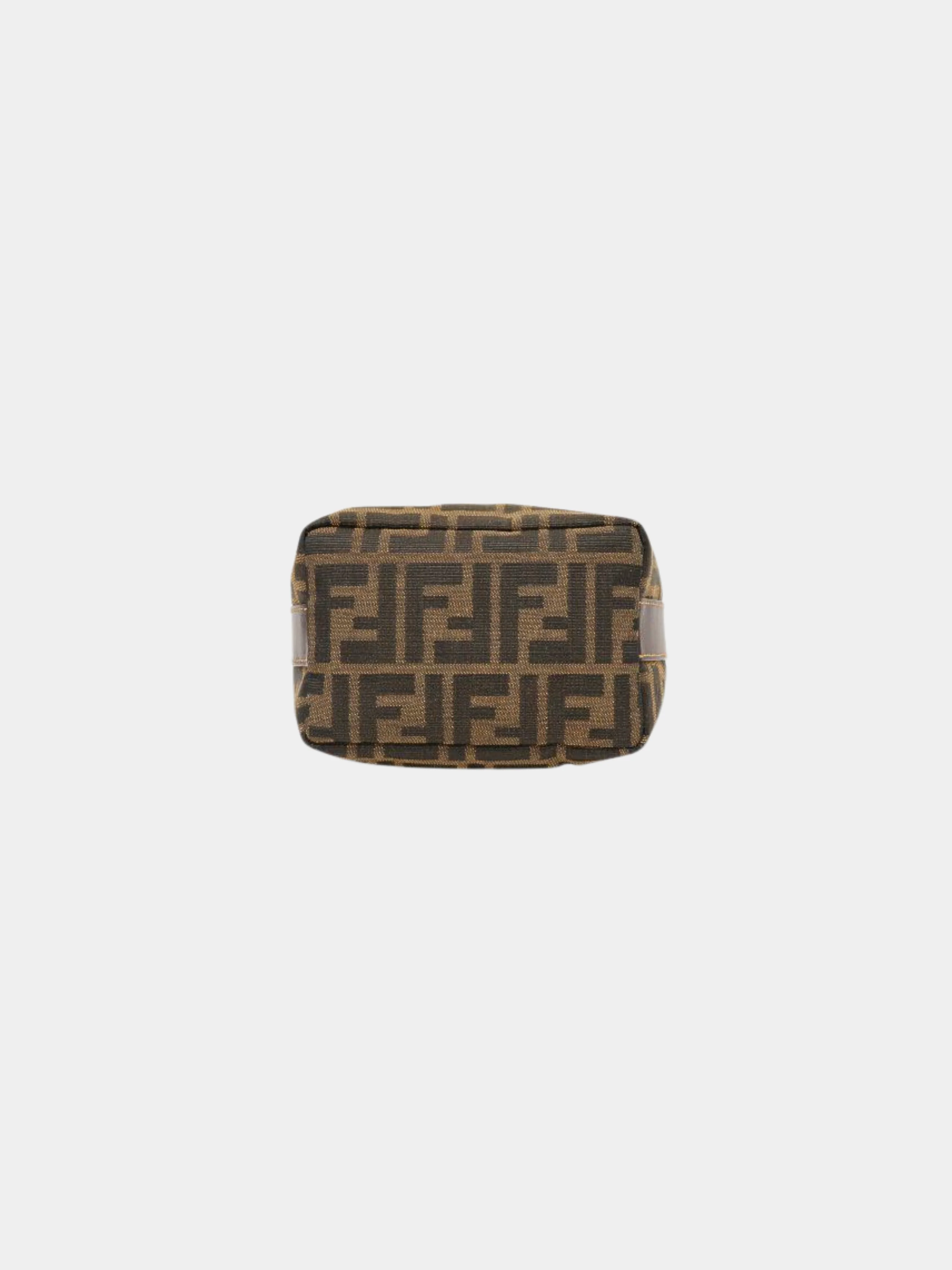 Fendi 2000s Brown Zucca Mini Handbag - Image 5