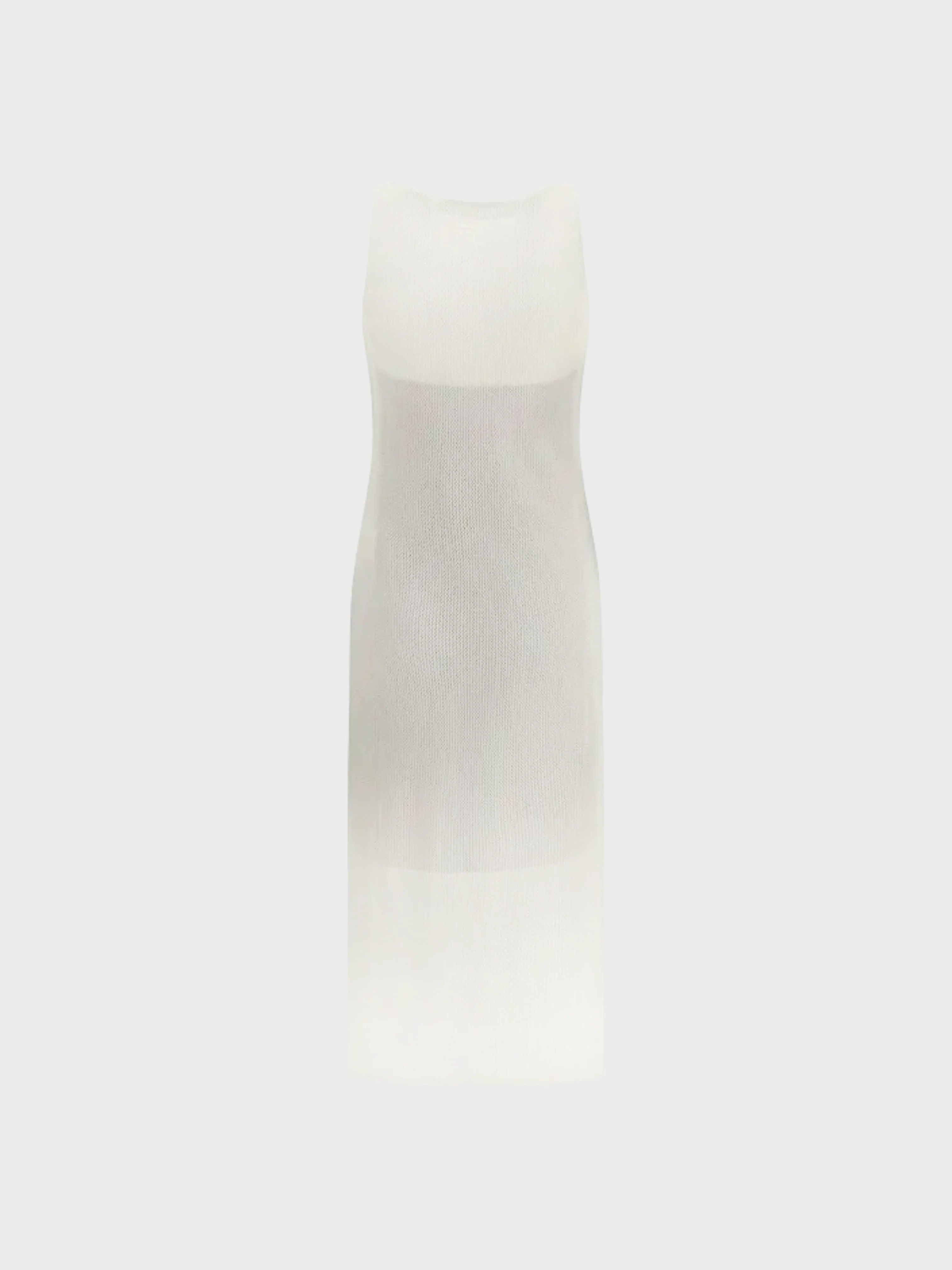 Fendi SS 2024 Cream Silk Crochet Dress - Image 2