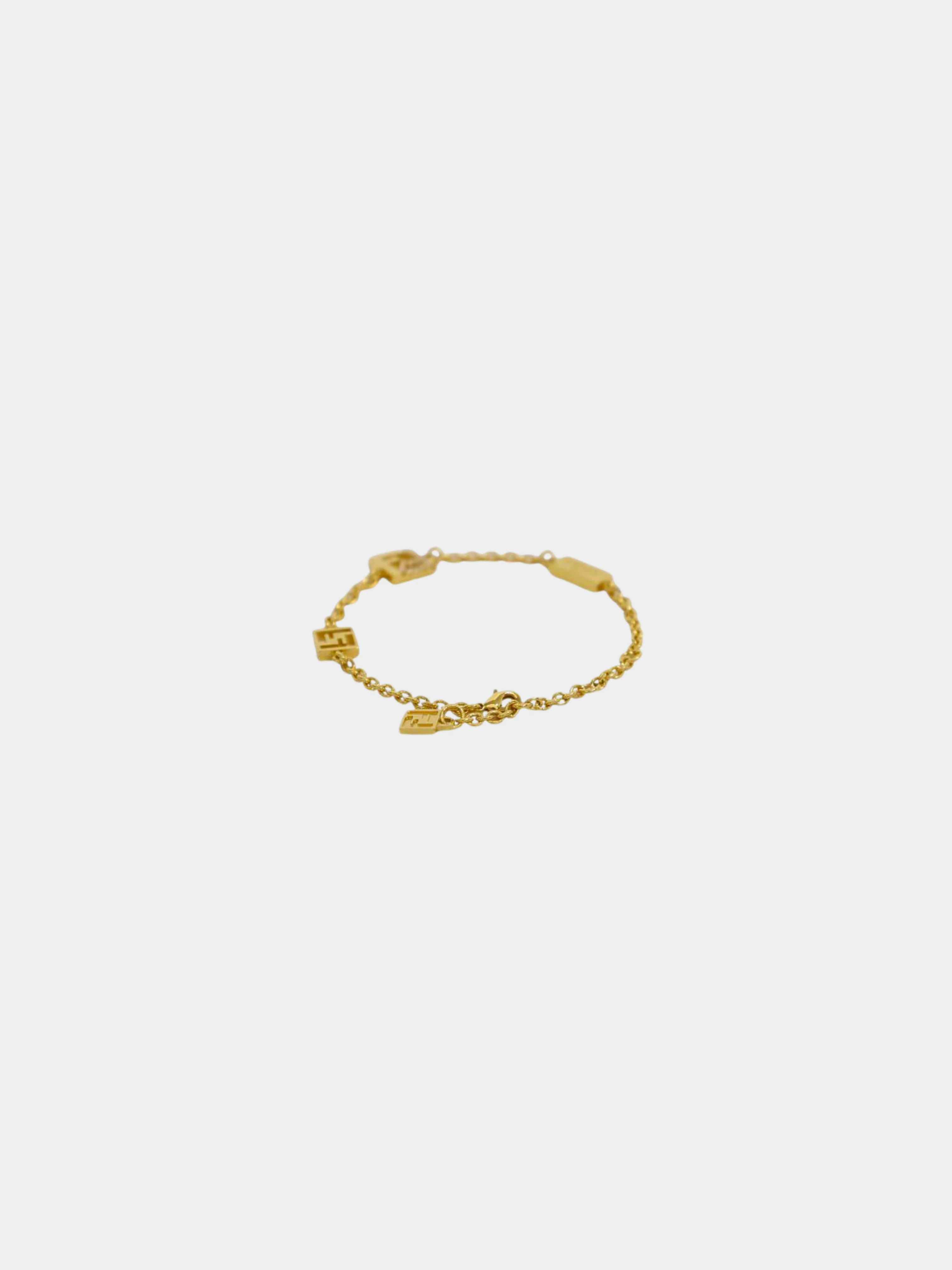 Fendi 2000s Gold Forever Fendi Bracelet - Image 2