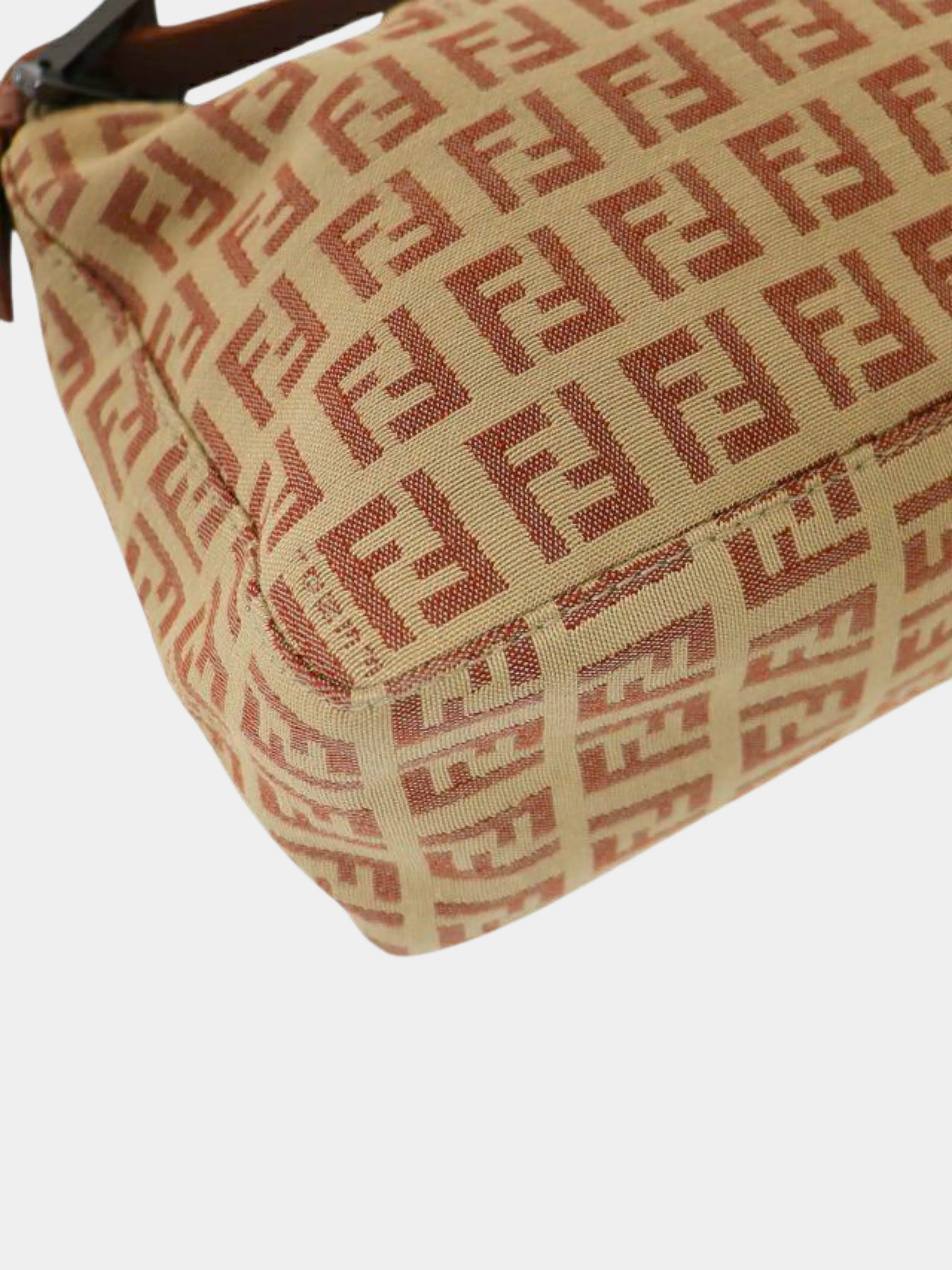 Fendi 2000s Pink Monogram Zucca Mini Handbag - Image 3