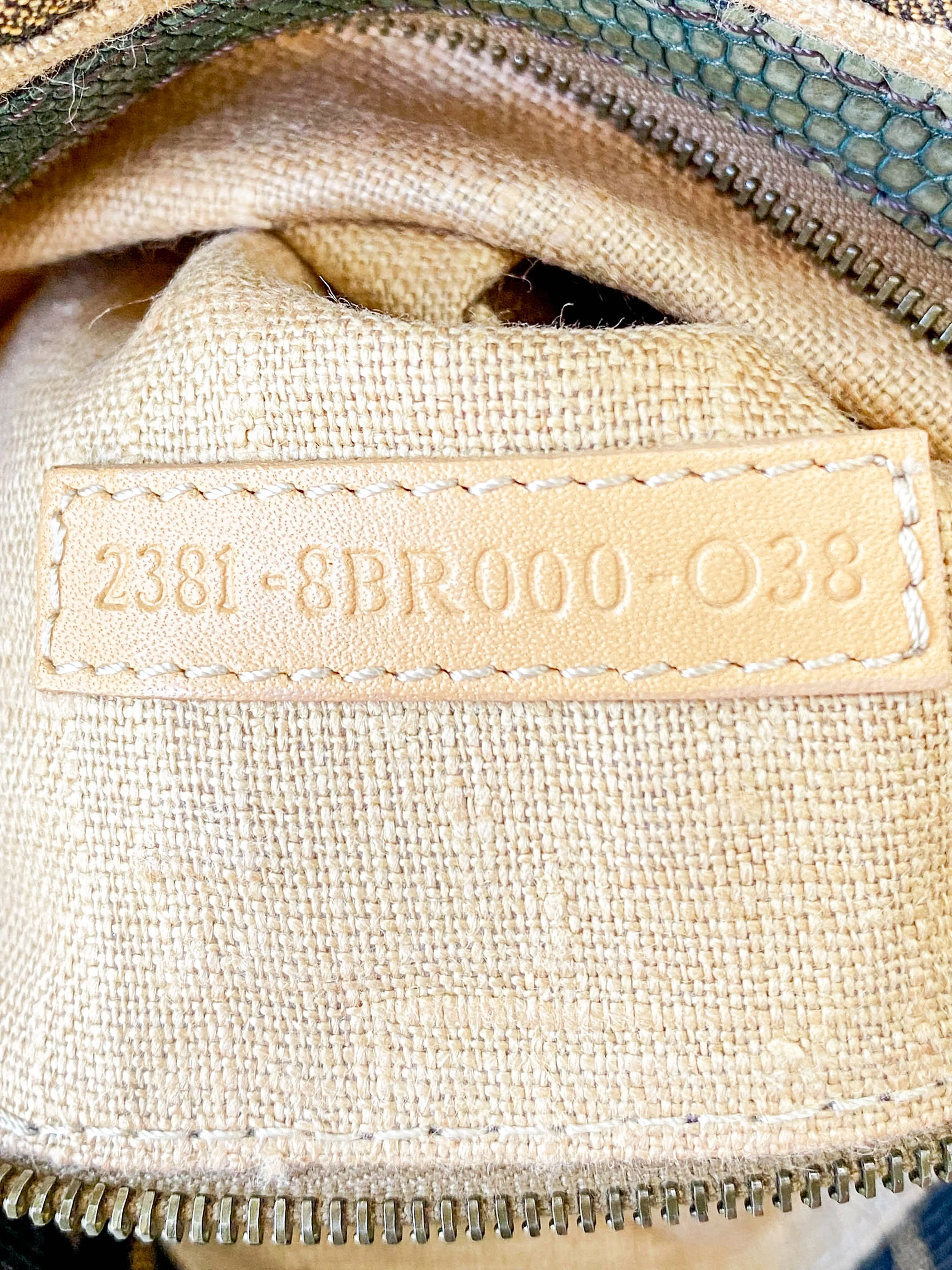 Fendi 2000s Zucca Canvas Ponyhair Baguette with Multicolored Leather - Image 7