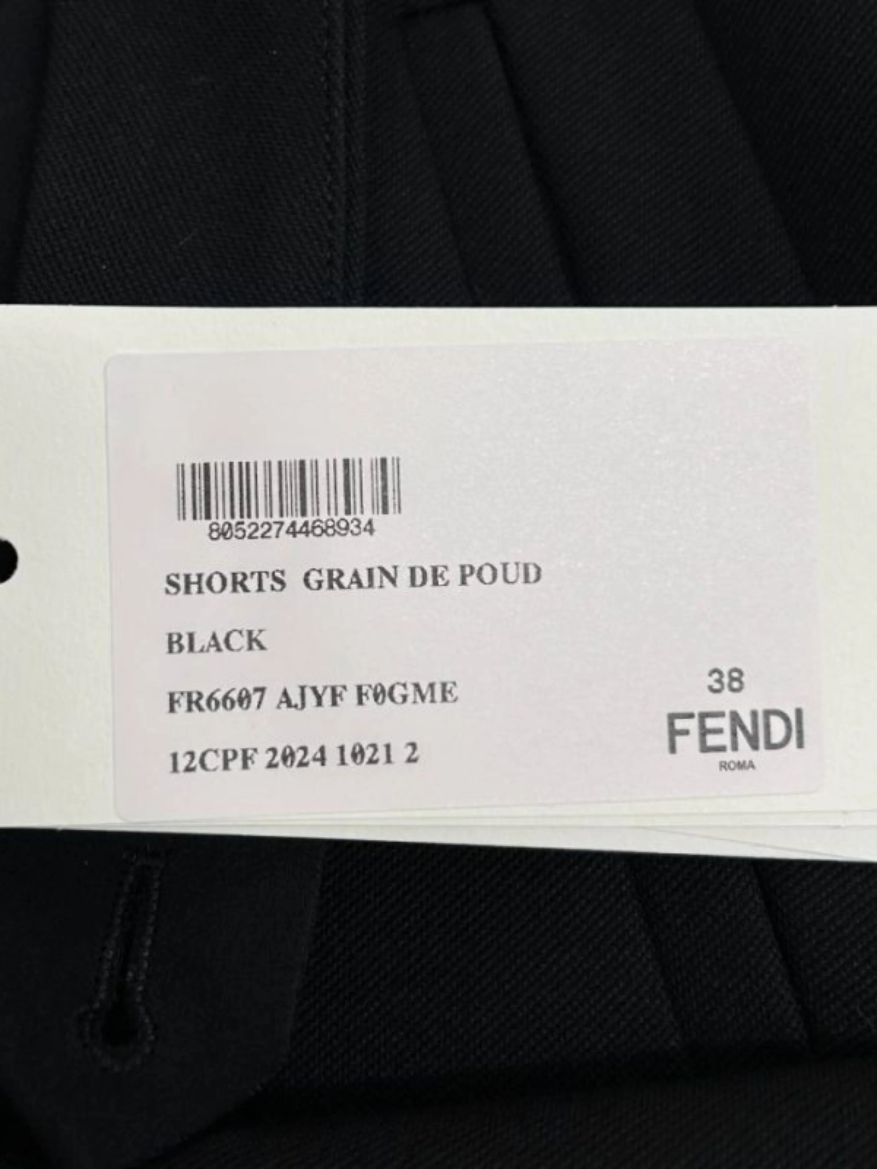 Fendi 2000s Black Wool Sailor Front Skort - Image 6