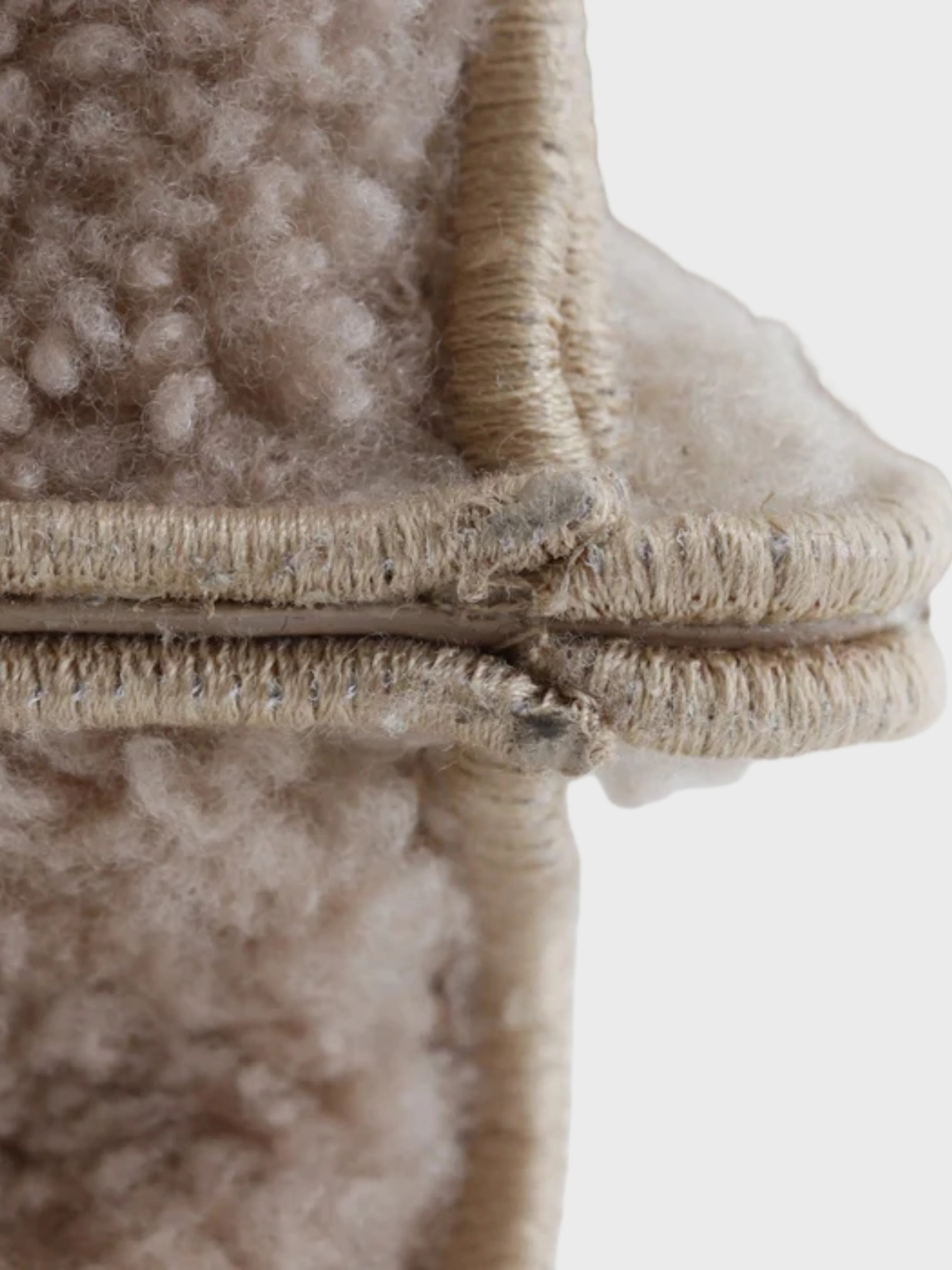 Fendi 2010s Pink Beige Shearling Peekaboo 2Way Handbag - Image 6