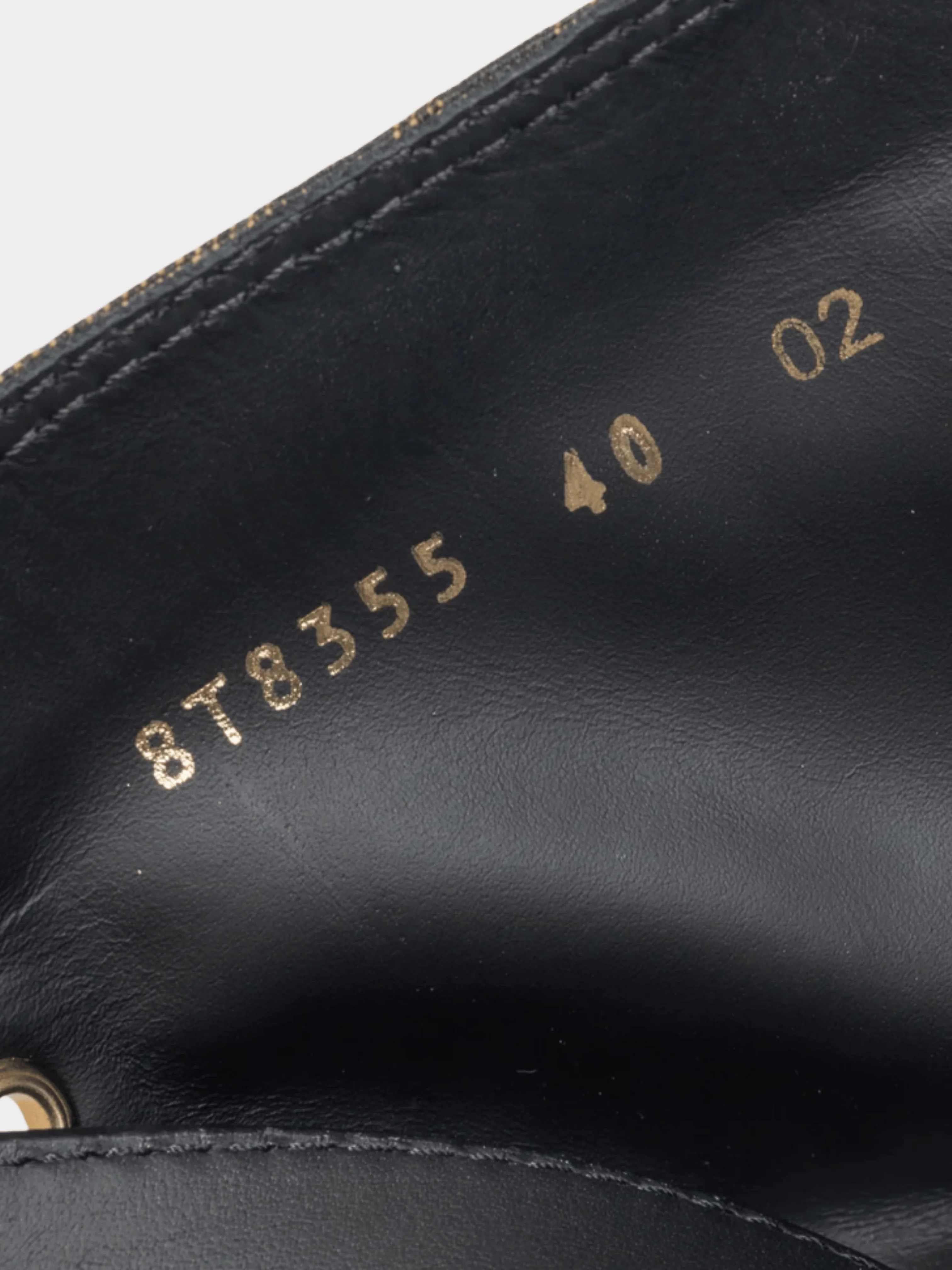 Fendi 2020s Fendigraphy Black Leather and Brown FF Pattern Combat Boots - Image 7