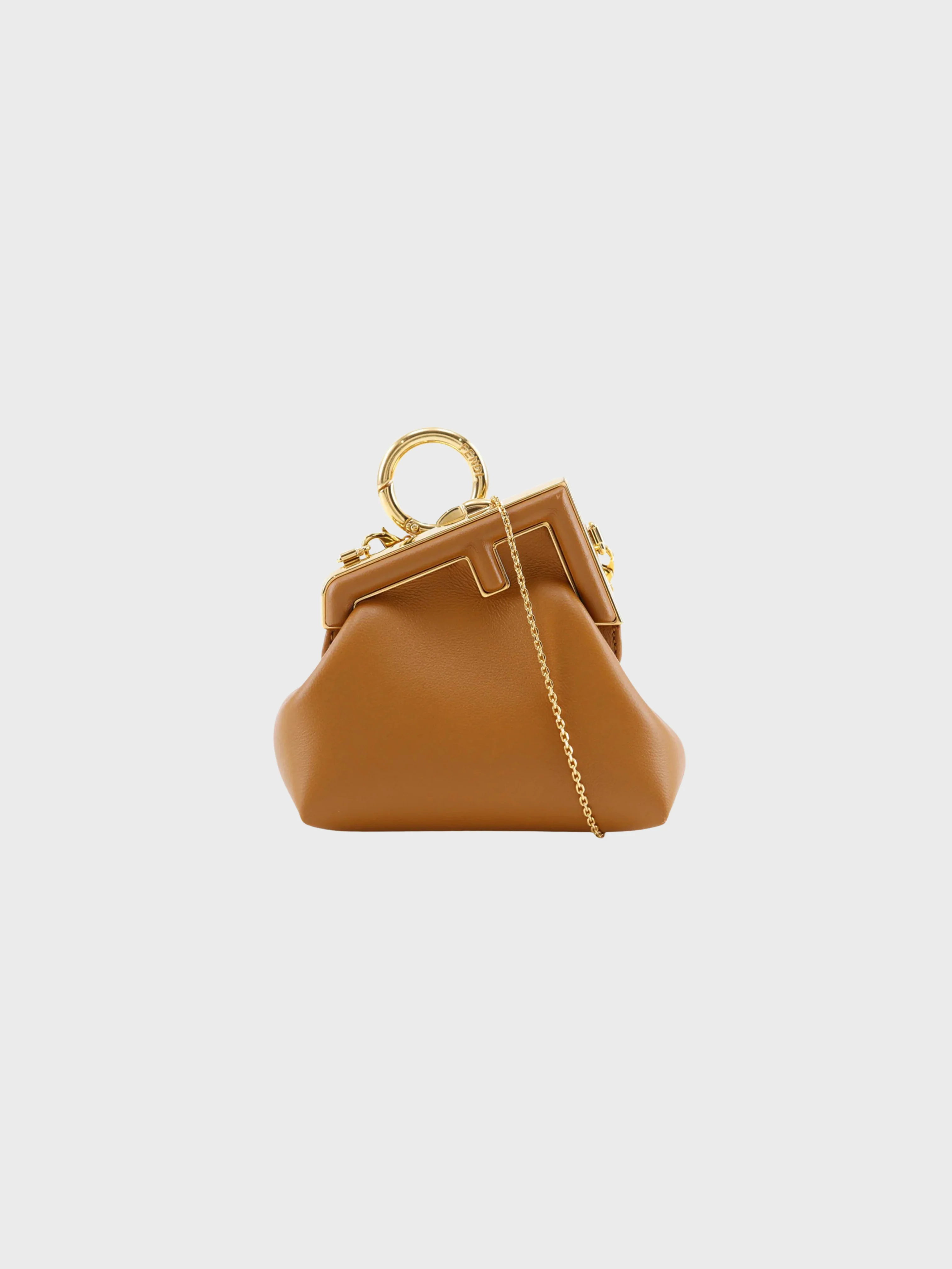 Fendi 2020s Leather Nano First Shoulder Bag
