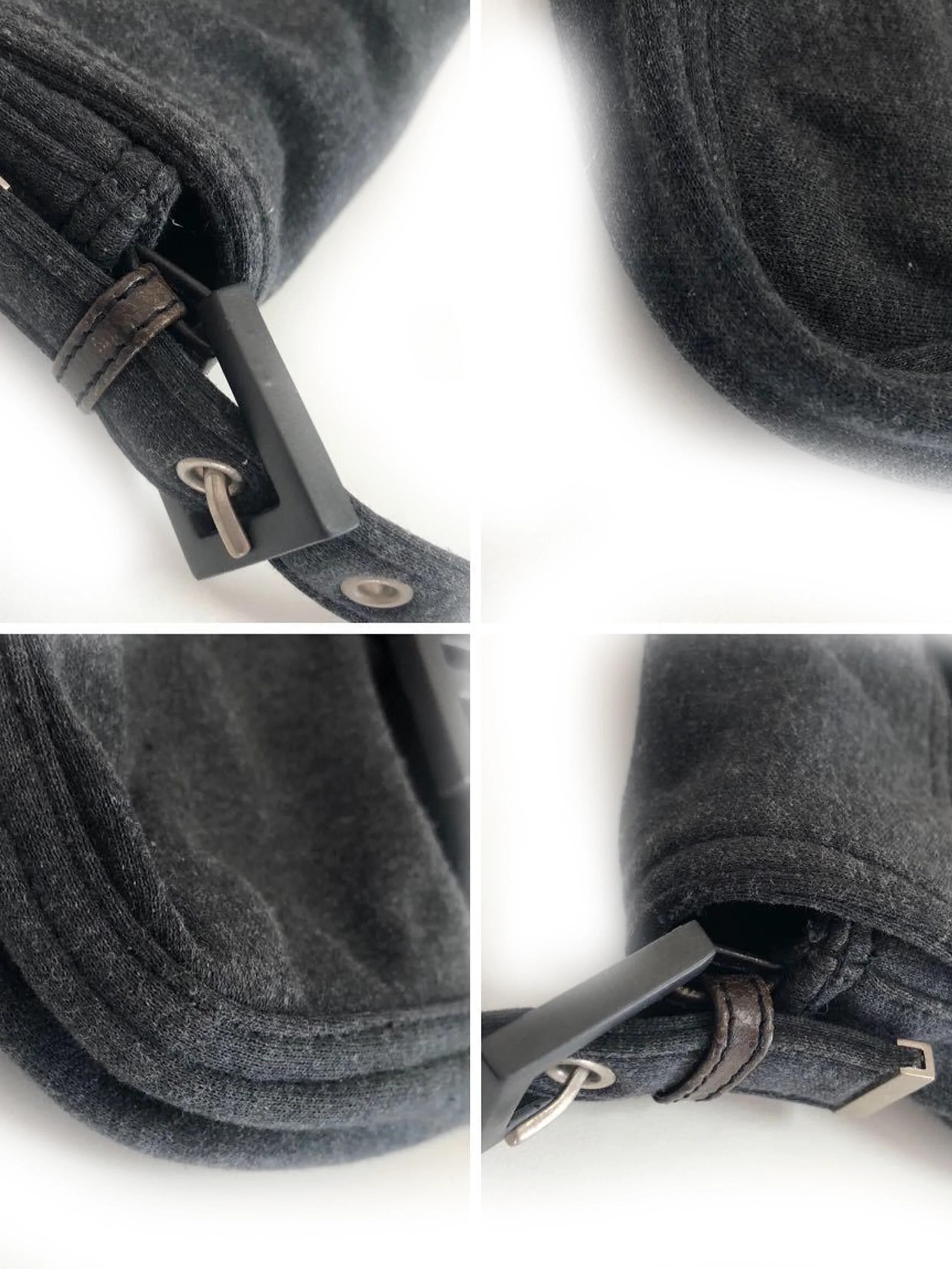 Fendi Black 2000s Canvas Baguette - Image 4