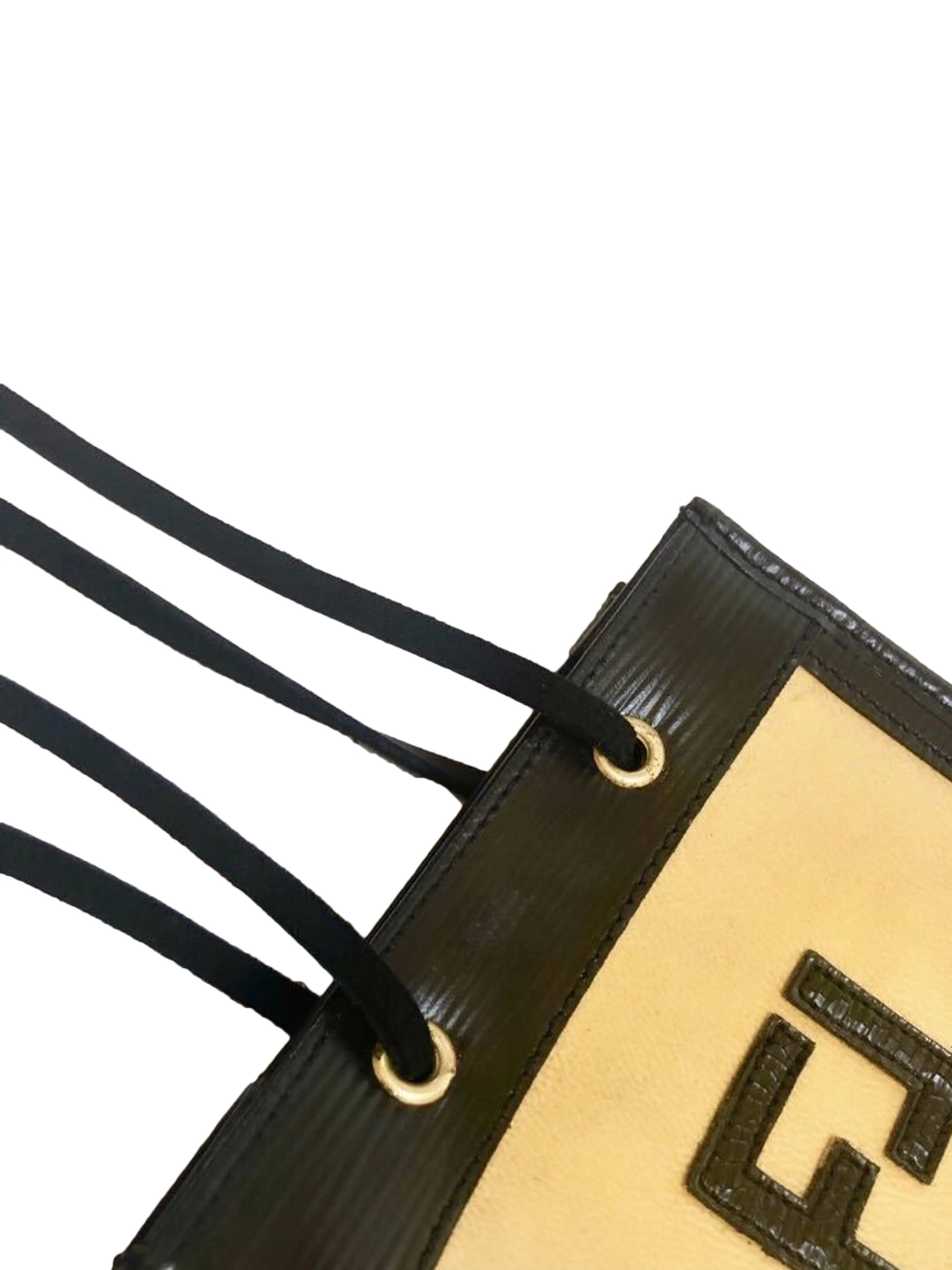 Fendi Black 2000s Leather Mini Shopping Tote - Image 6
