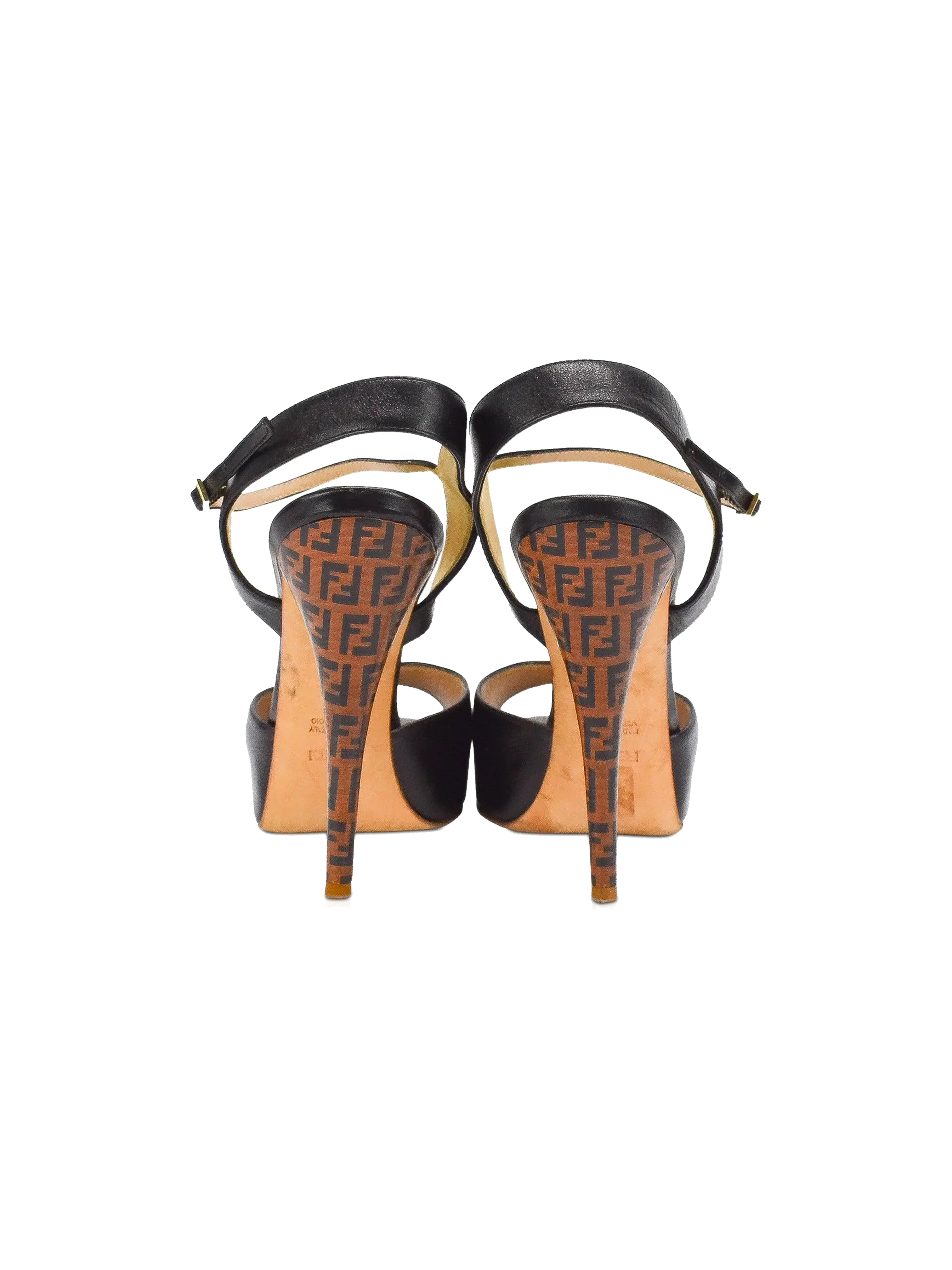 Fendi 2010s Zucca Monogram Heels - Image 4