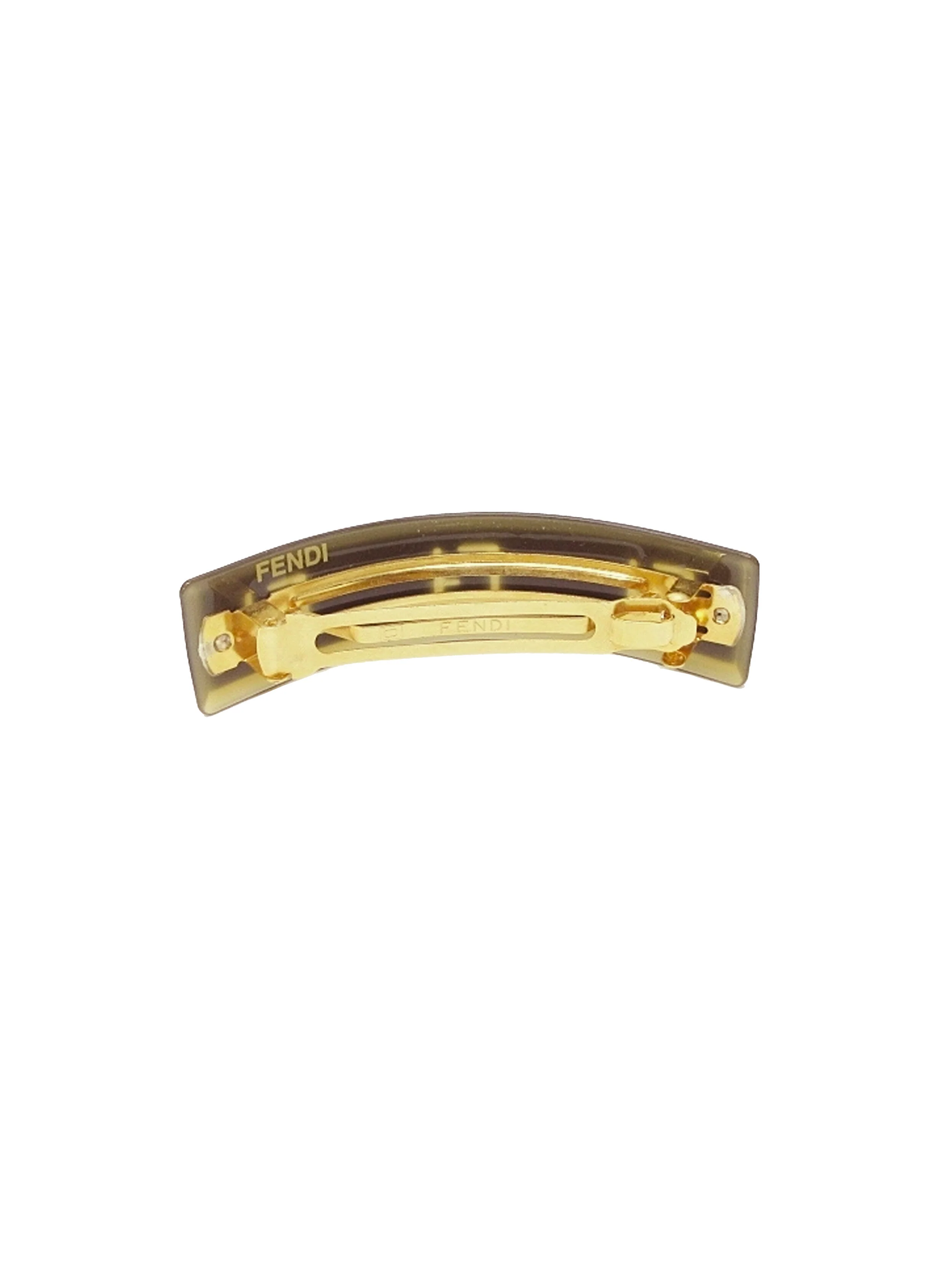 Fendi 2000s Multi Logo Barrette - Image 2