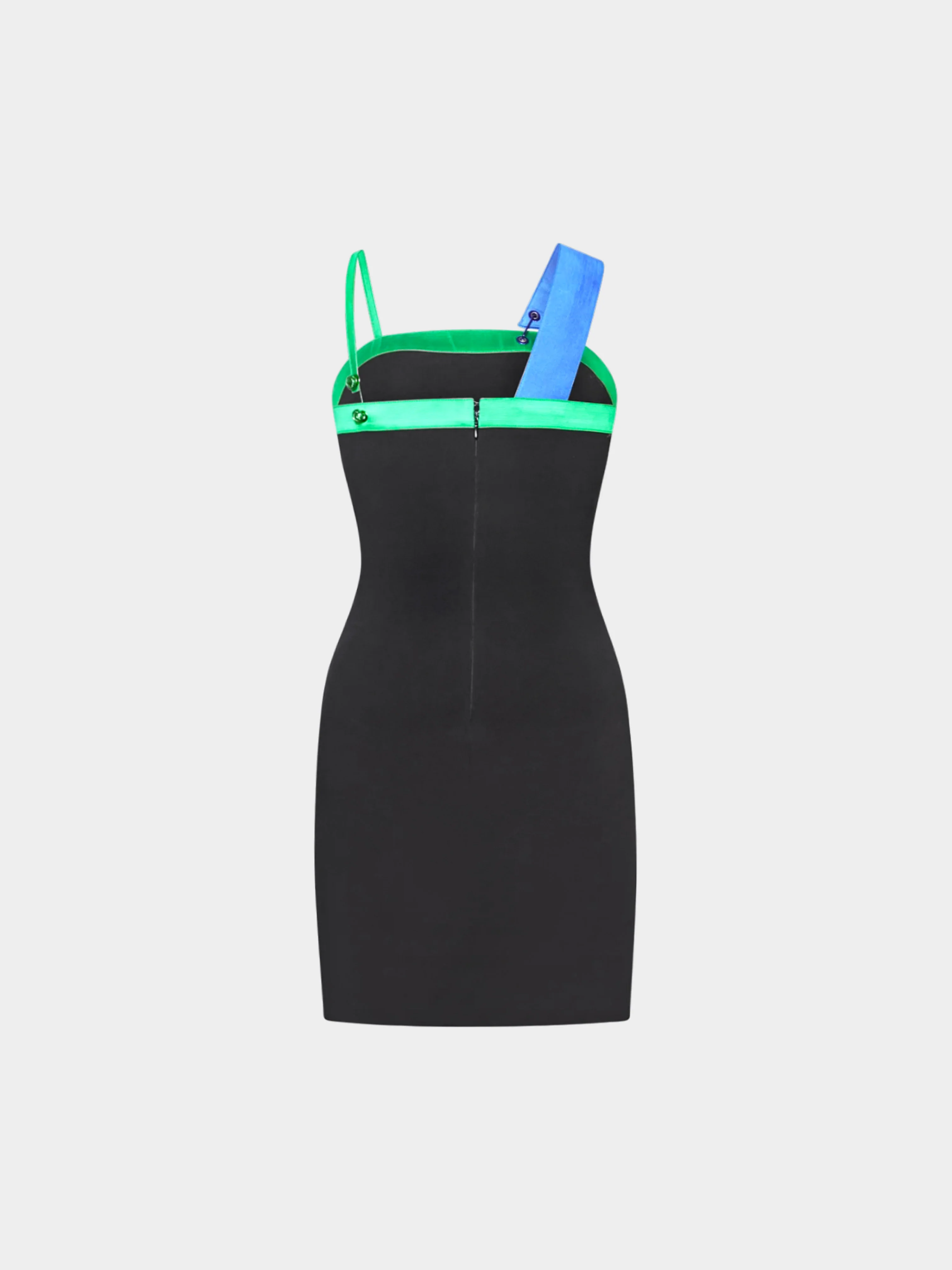 Gianni Versace SS 2016 Colorblock Strap Dress - Image 2