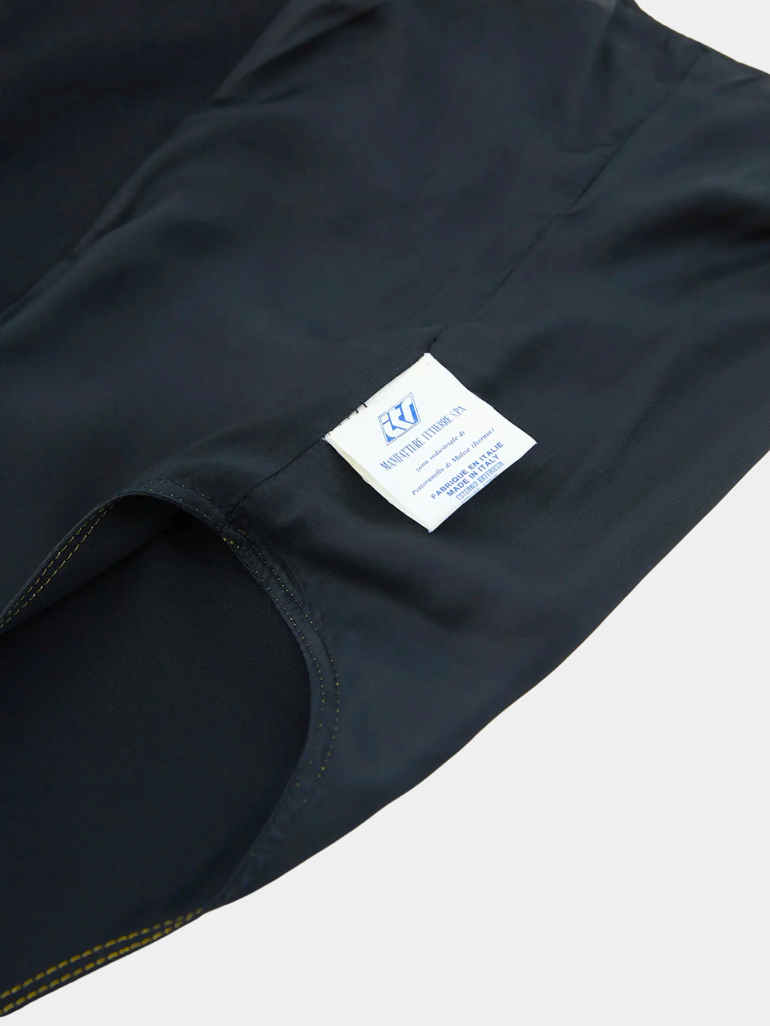 Gianni Versace Versus FW 1992 Black Gold Medusa Button Vest Top - Image 4