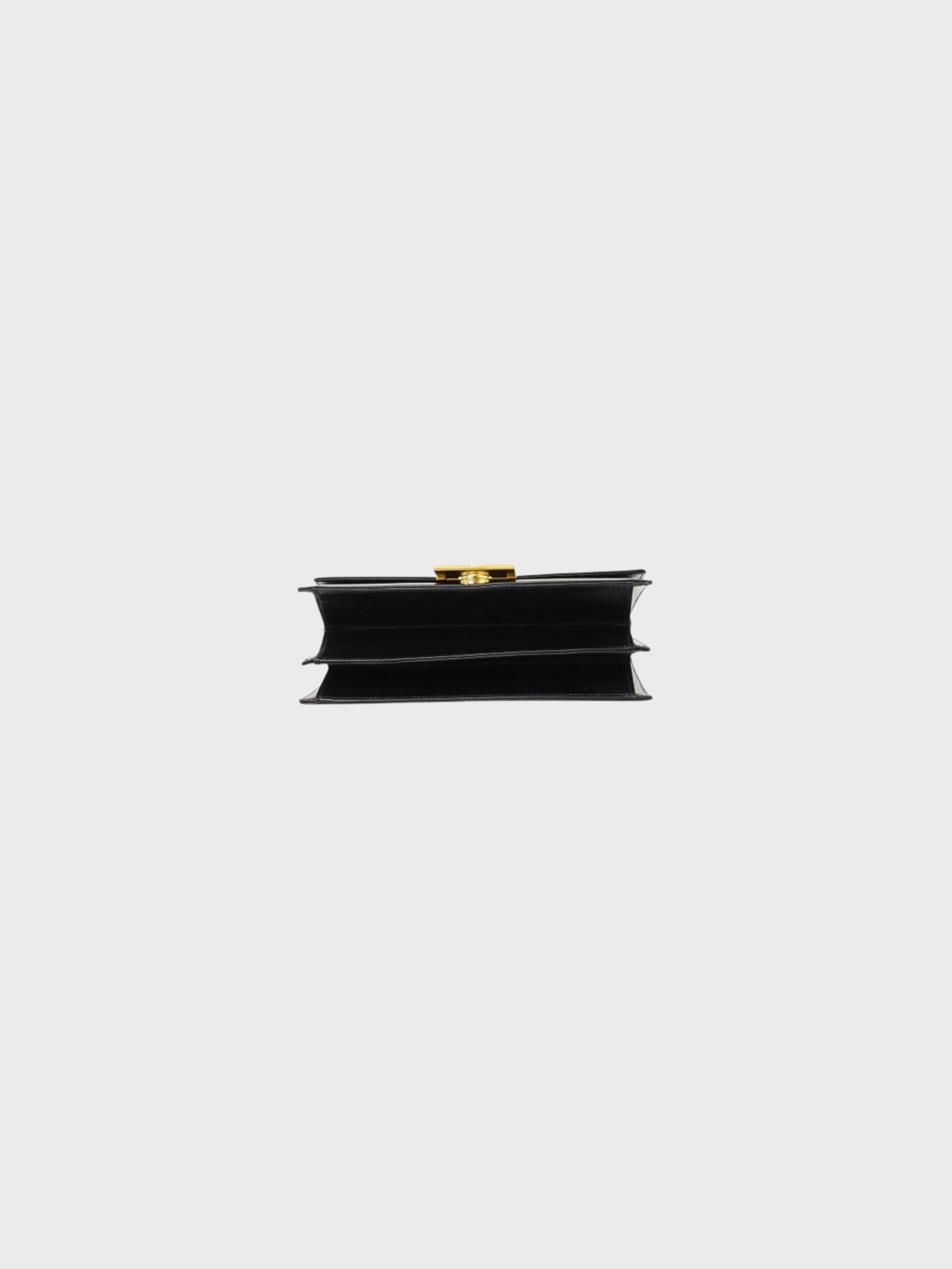 Givenchy 2000s Black Leather Logo Hardware Handbag - Image 4