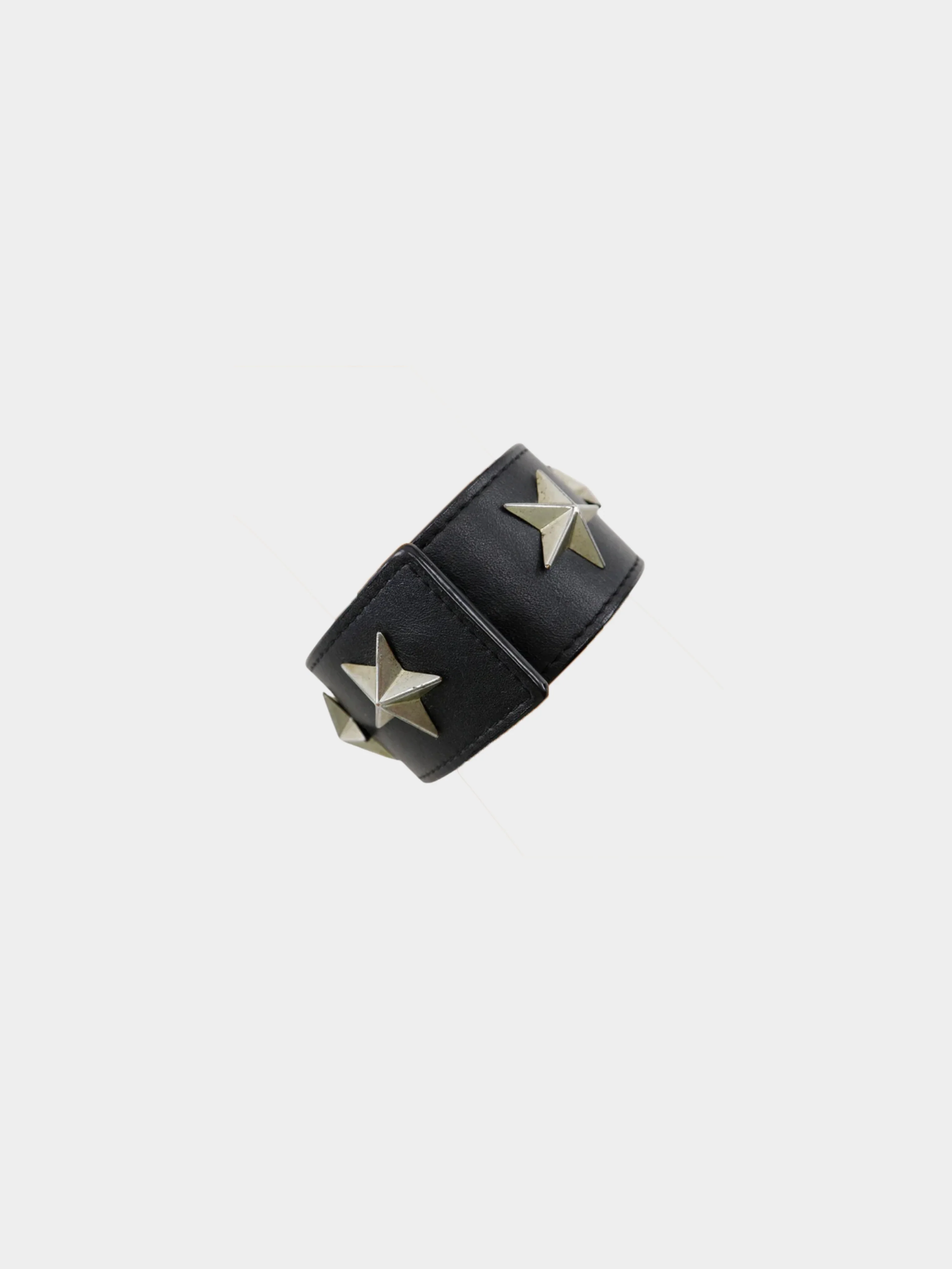 Givenchy 2010s Black Star Studded Bracelet - Image 2