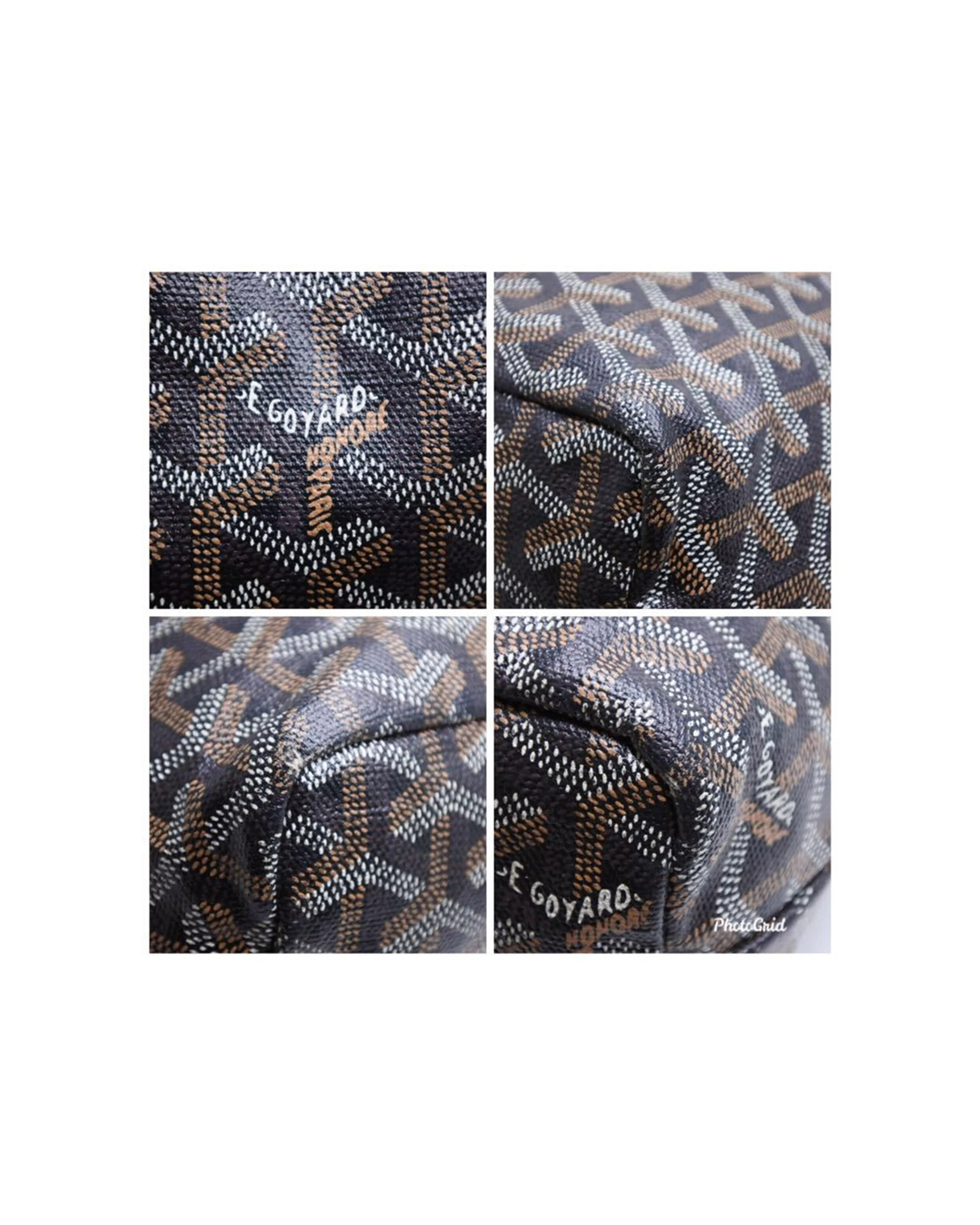 Goyard 2000s Junior Saint Louis Mini Black Tote - Image 5