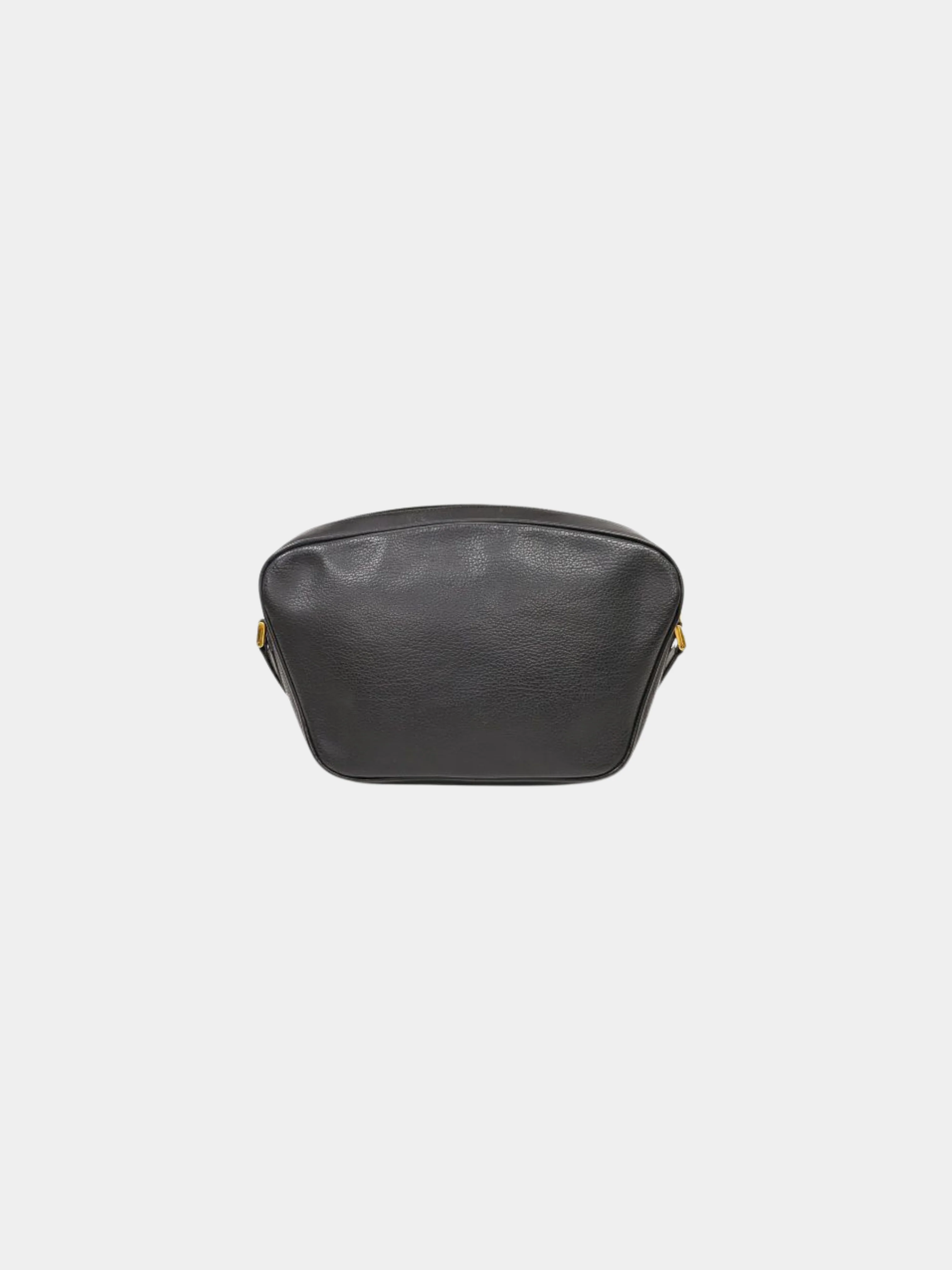 Gucci 1990s Black Interlocking Leather Shoulder Bag - Image 2