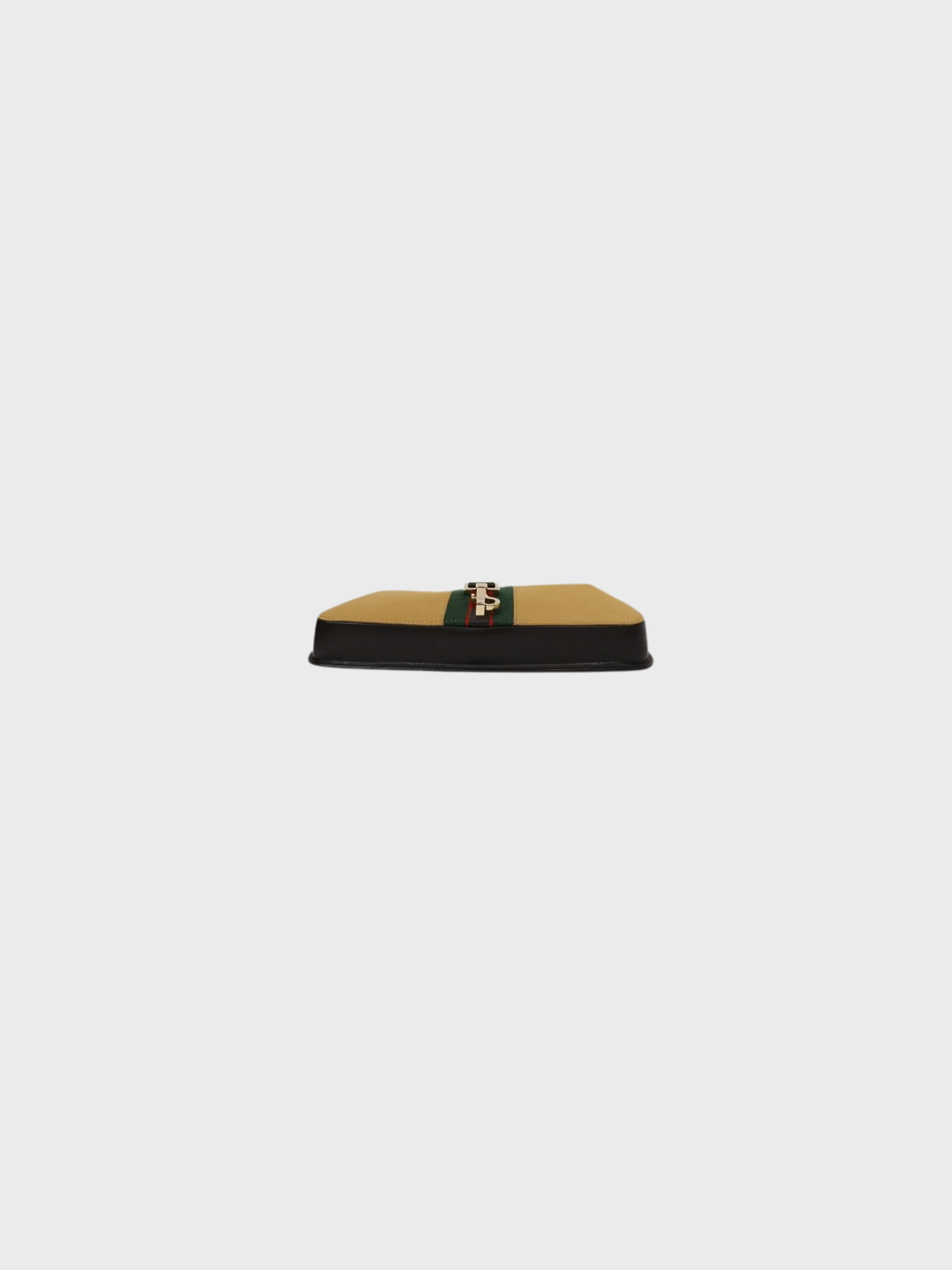Gucci 2000s Beige Canvas Sherry Line Shoulder Bag - Image 4