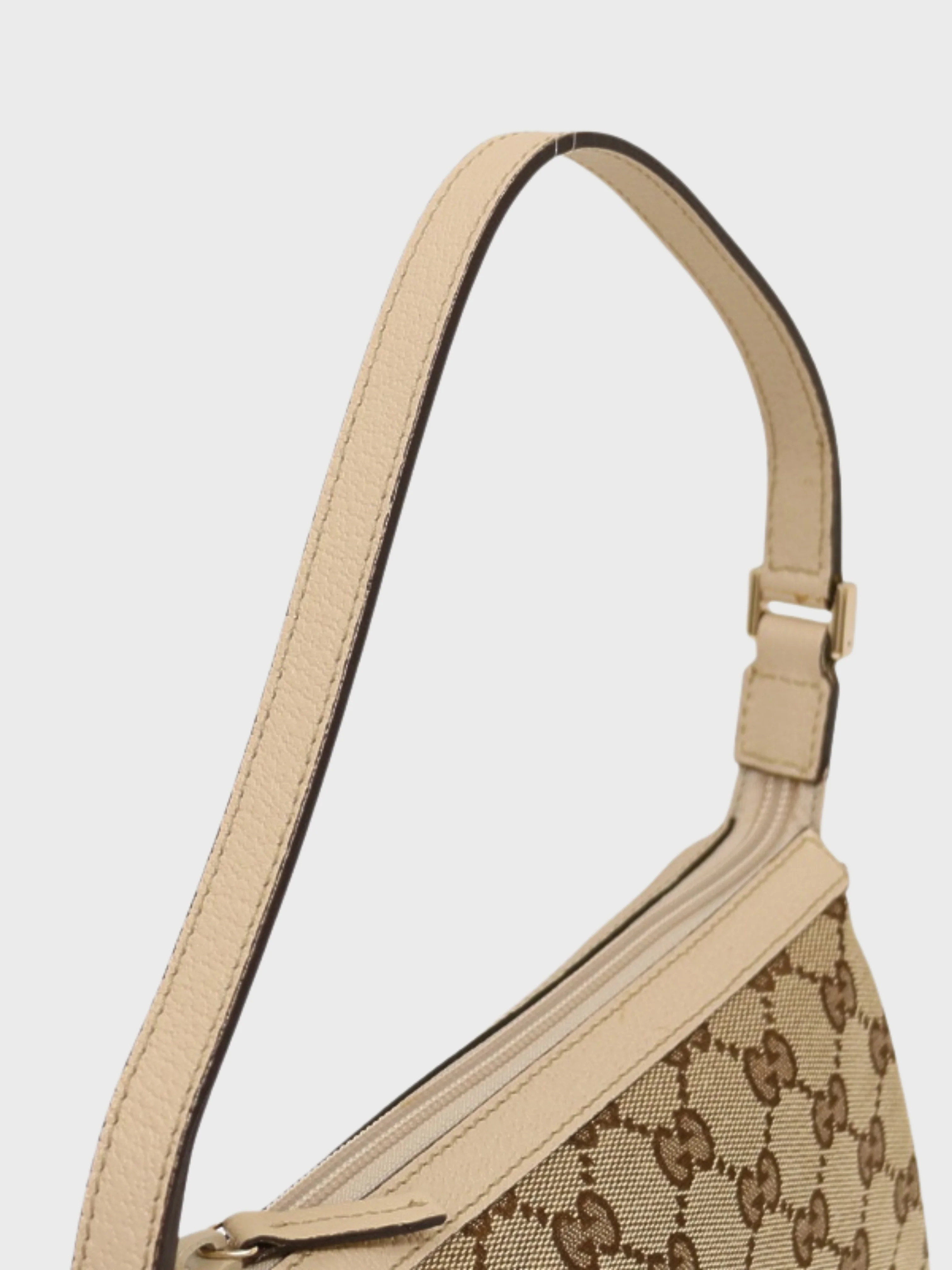 Gucci 2000s Beige GG Canvas Abbey One-Shoulder Bag - Image 6
