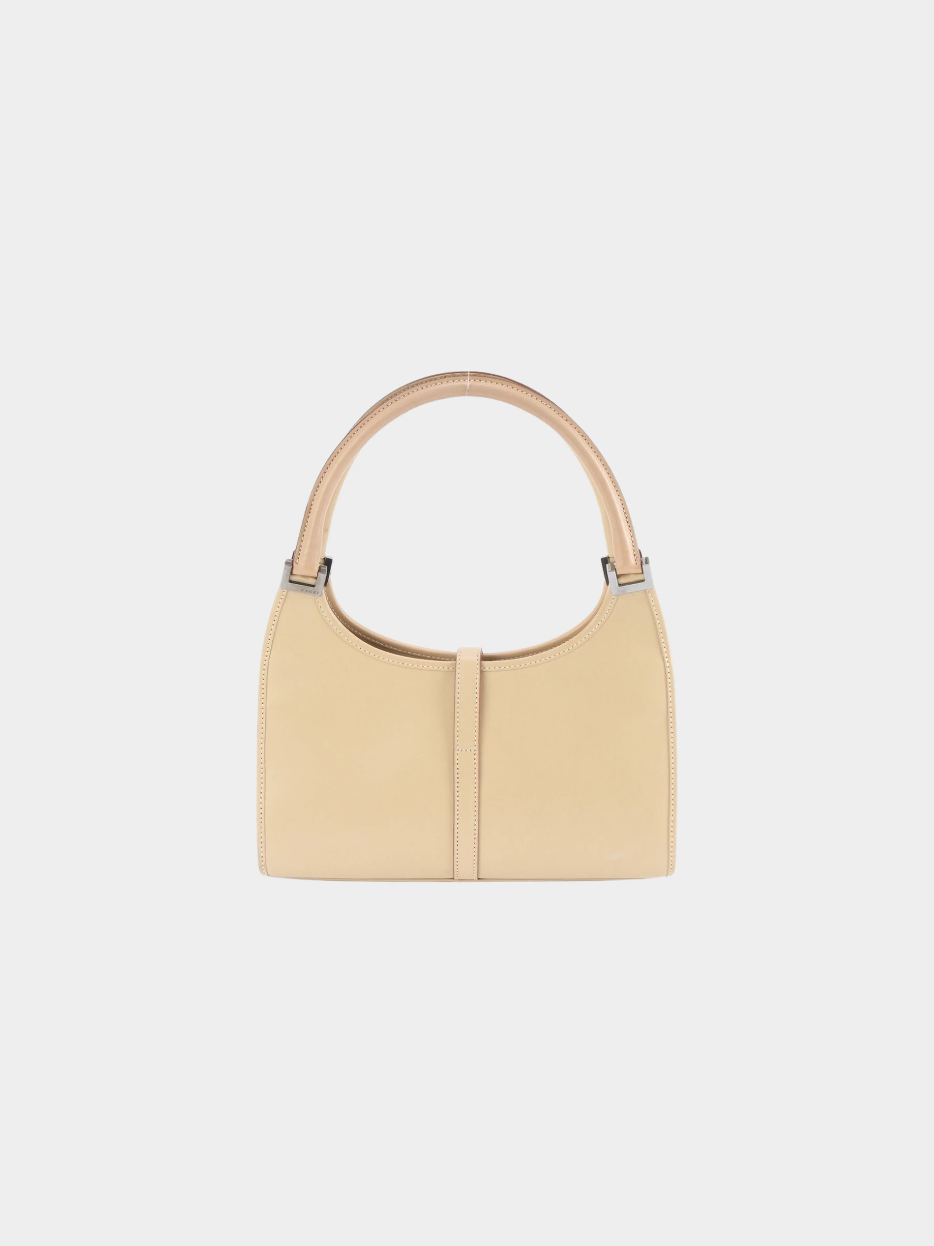Gucci 2000s Beige Leather Jackie Bag - Image 2