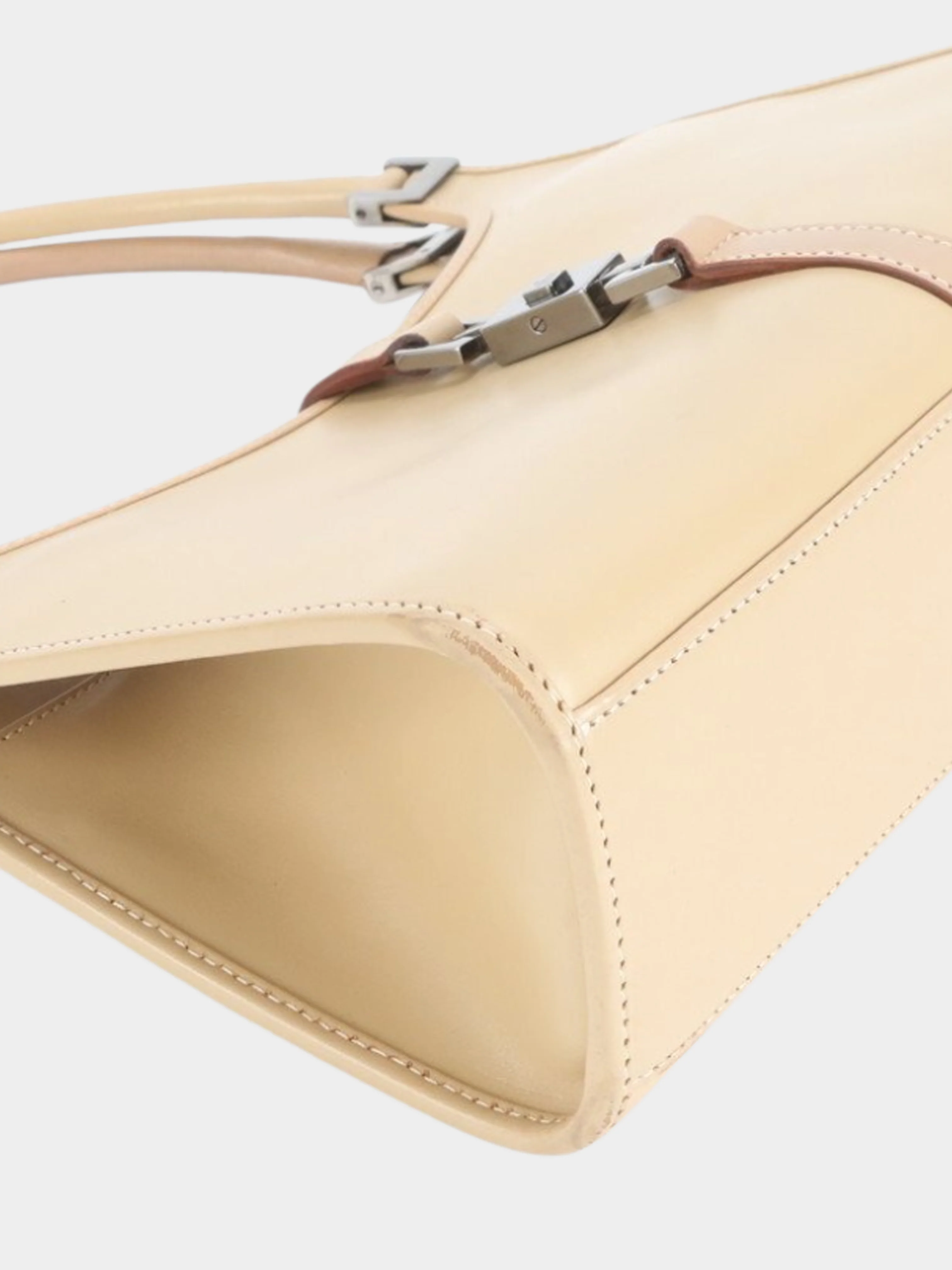 Gucci 2000s Beige Leather Jackie Bag - Image 3