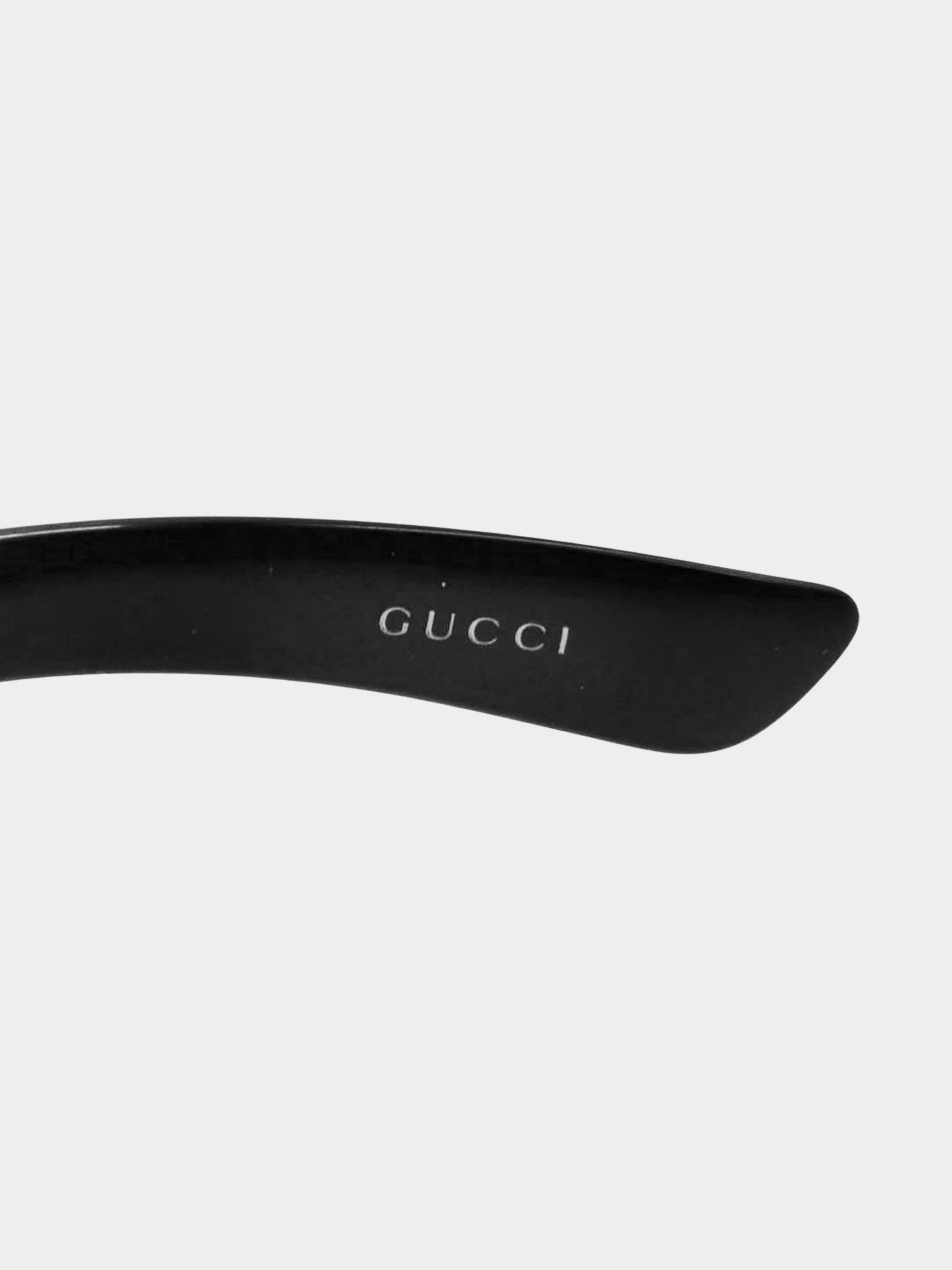 Gucci 2000s Black and Brown GG 2599/S Y2K Sunglasses - Image 7