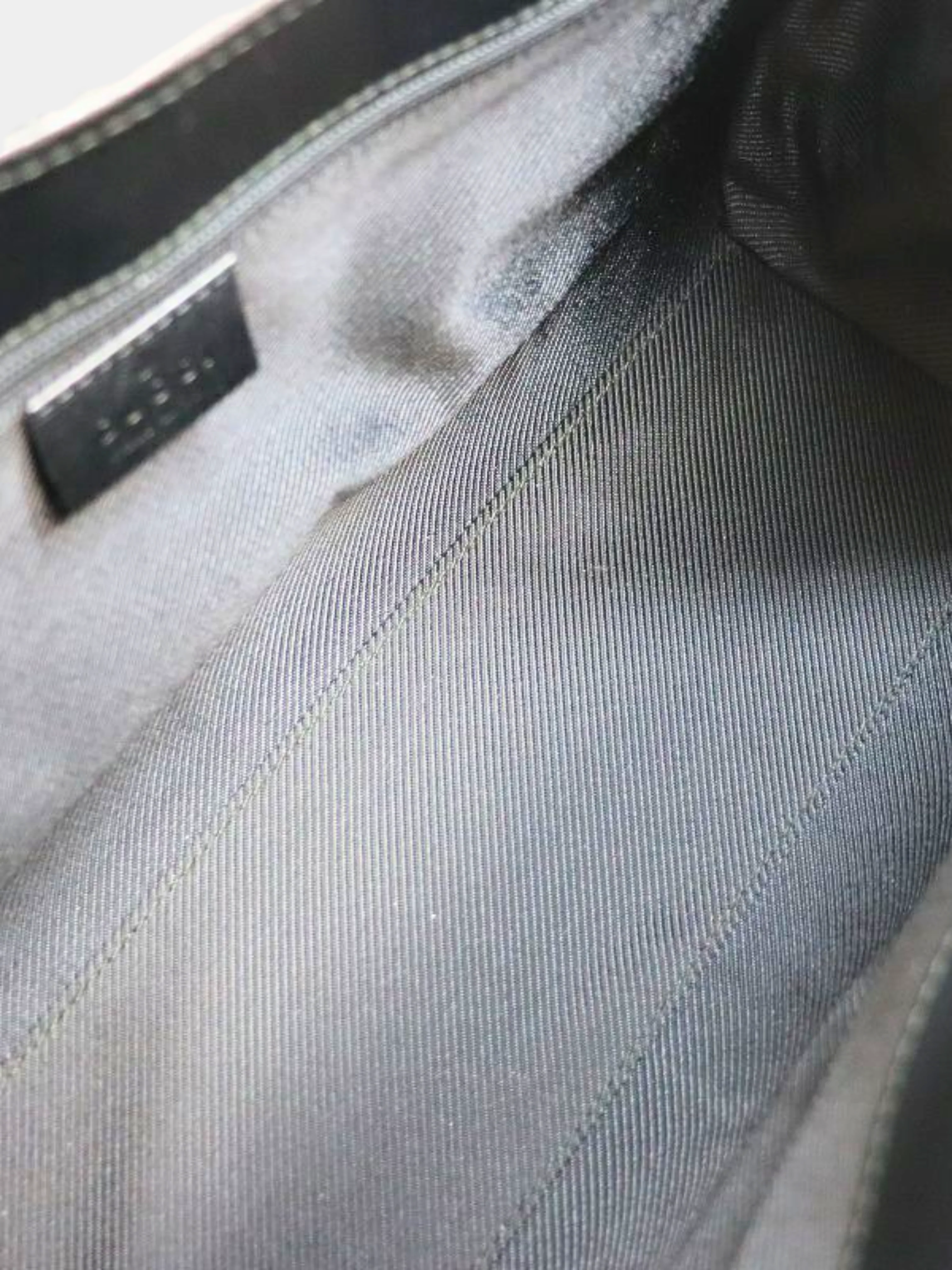 Gucci 2000s Black Canvas Jackie Hand Bag - Image 6