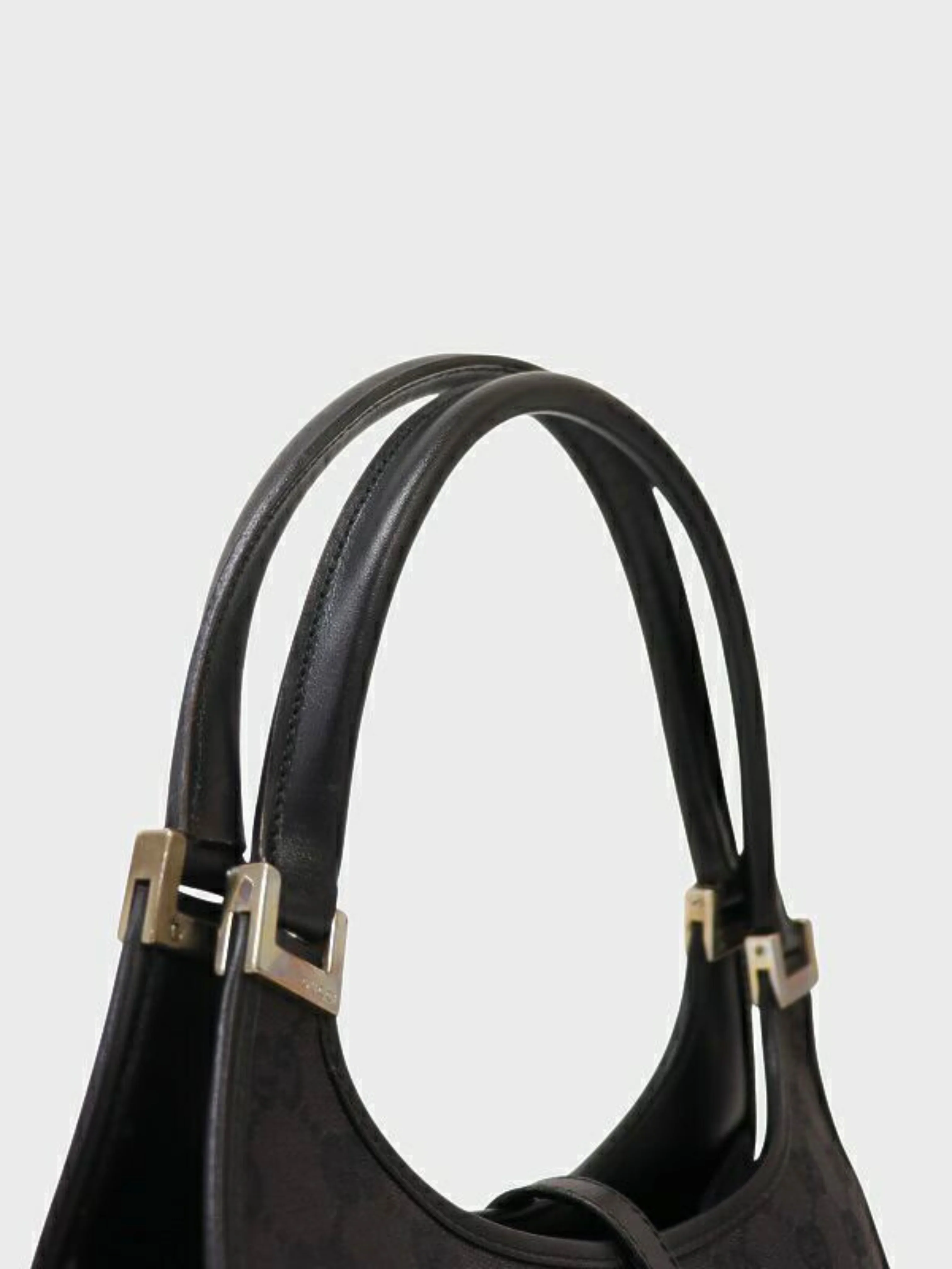 Gucci 2000s Black GG Canvas Jackie Handbag - Image 7