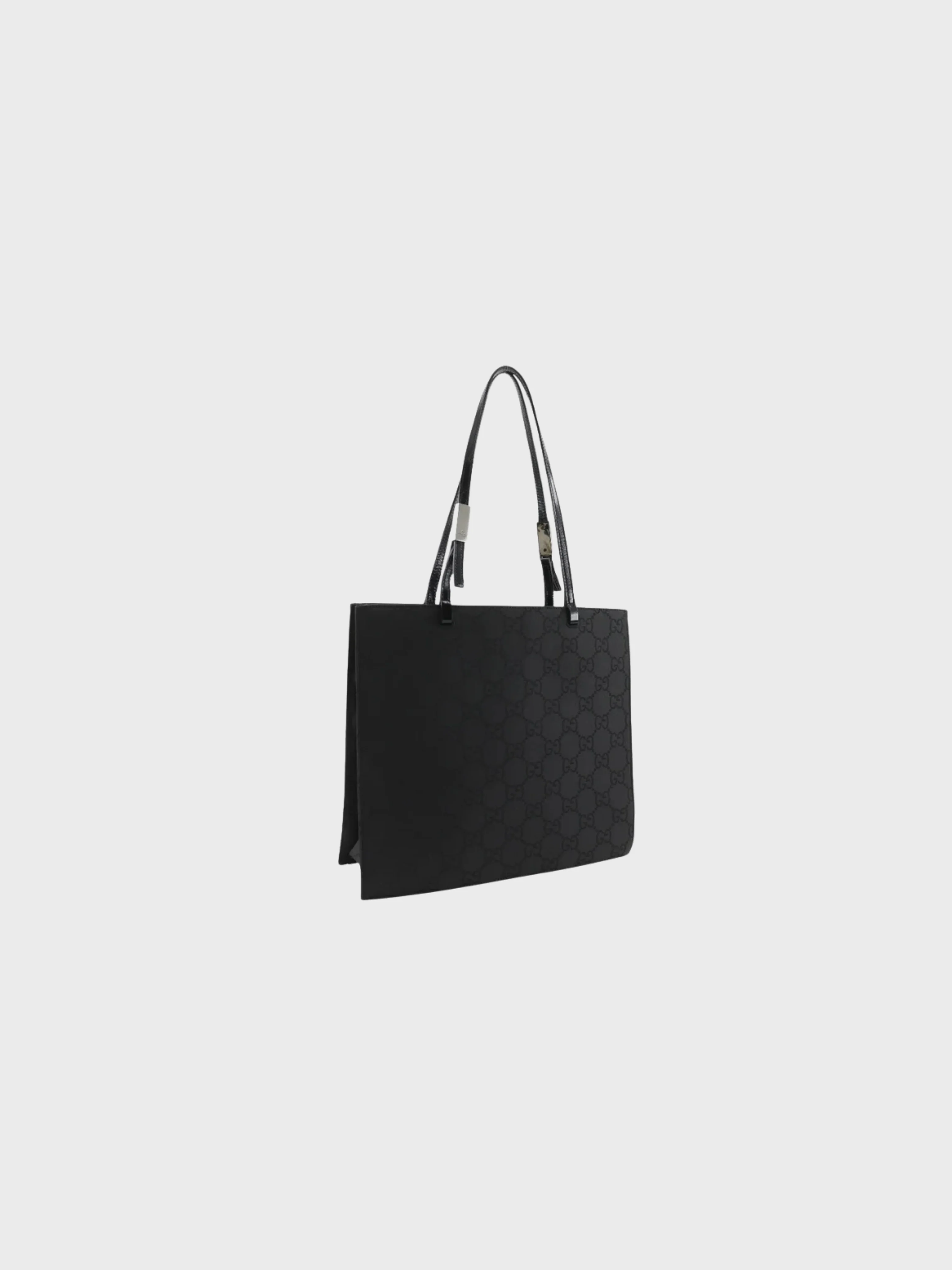 Gucci 2000s Black GG Canvas Tote Bag - Image 3