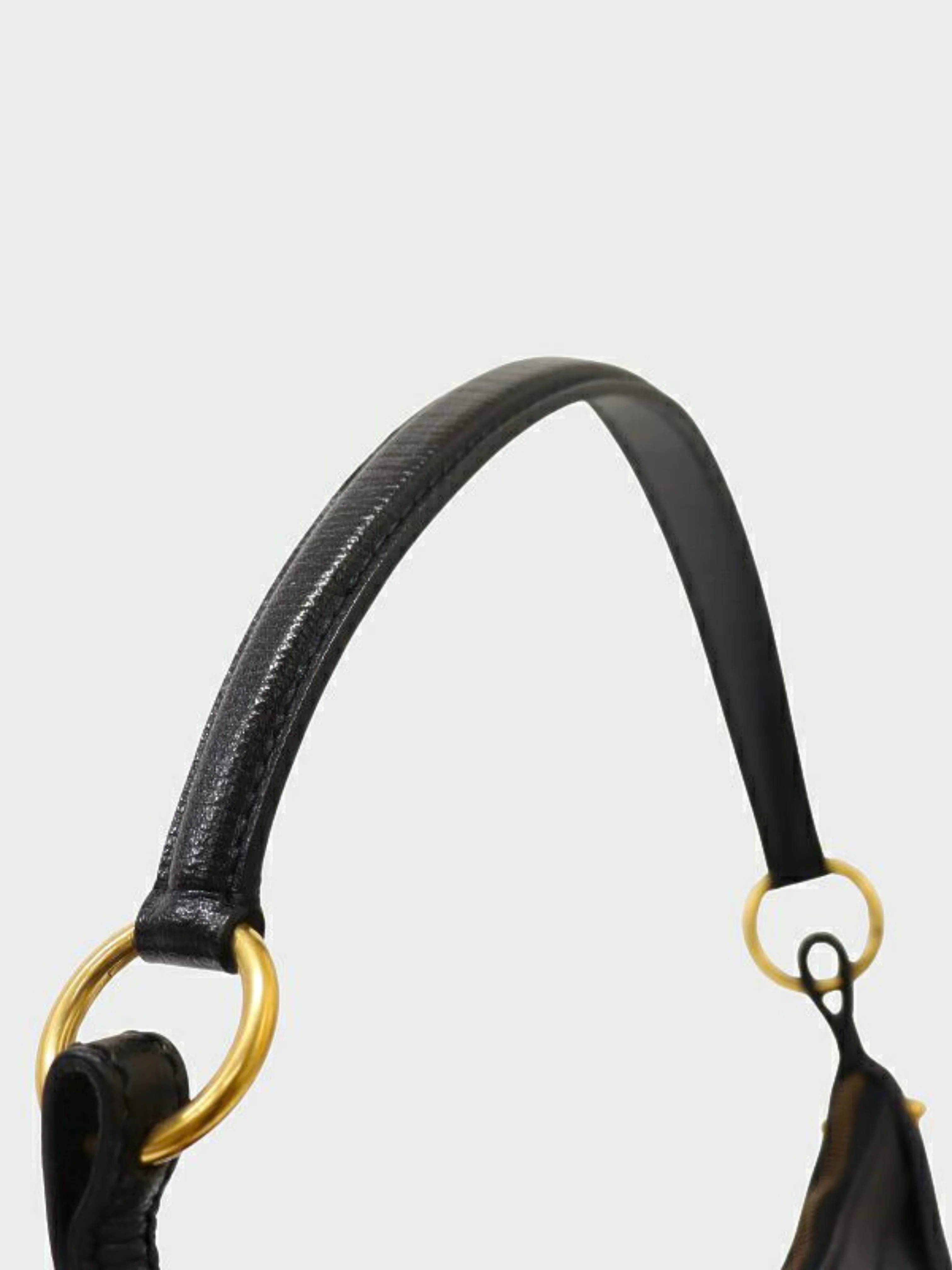 Gucci 2000s Black Horsebit Leather One-Shoulder Bag - Image 7