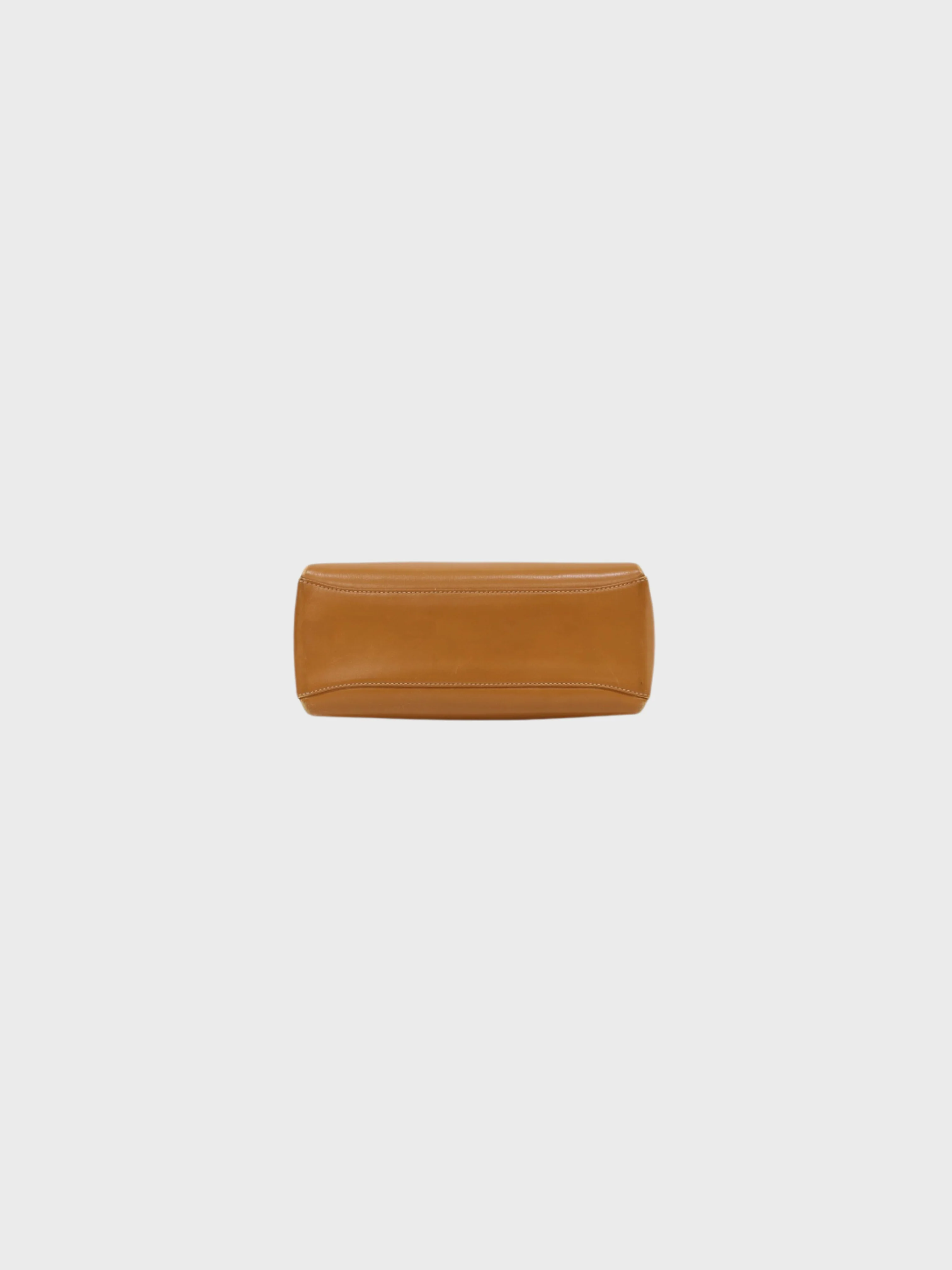 Gucci 1947 Brown Leather Bamboo Turn Lock Handbag - Image 4